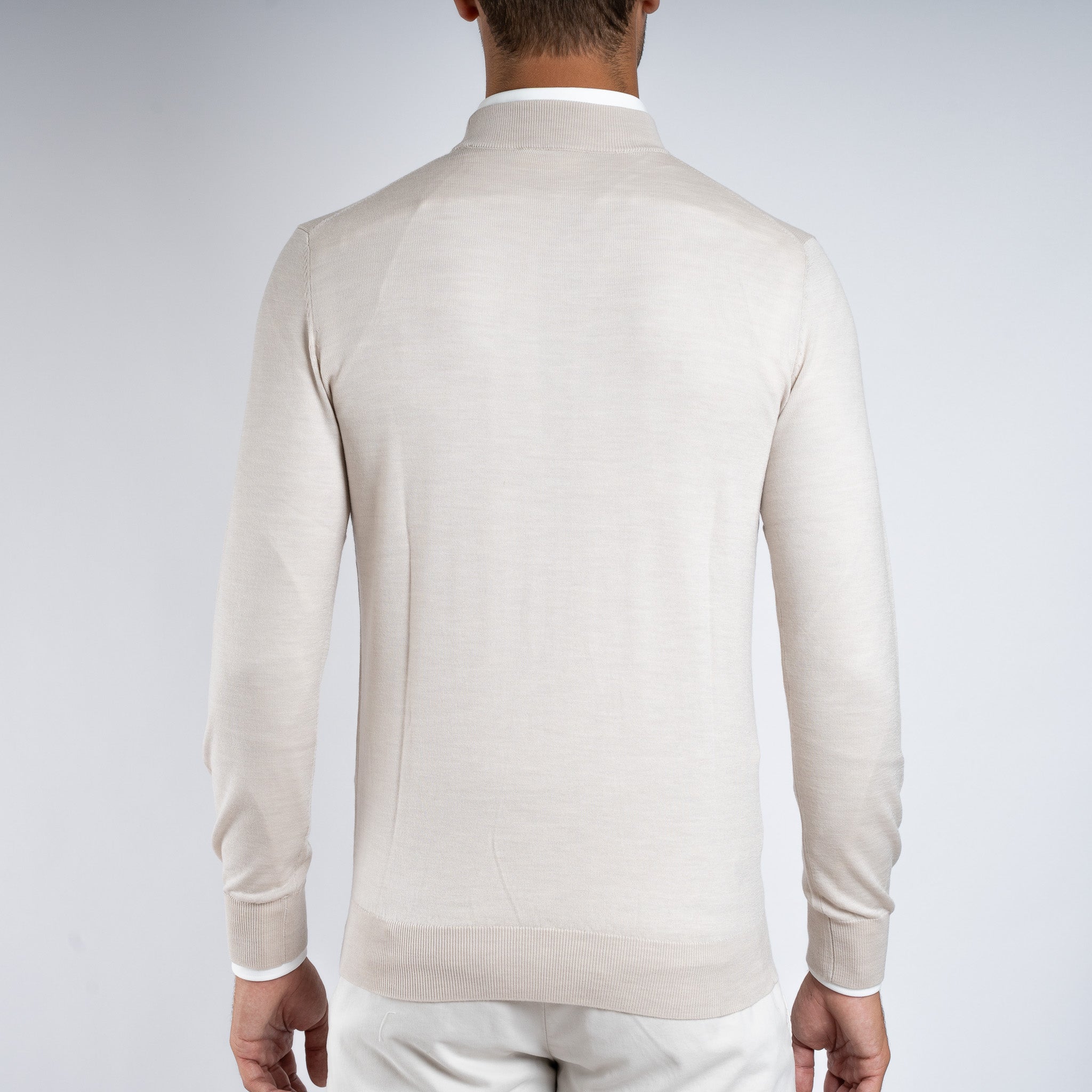 SEVEN DIALS Gebreide Turtleneck Trui Beige | Goy