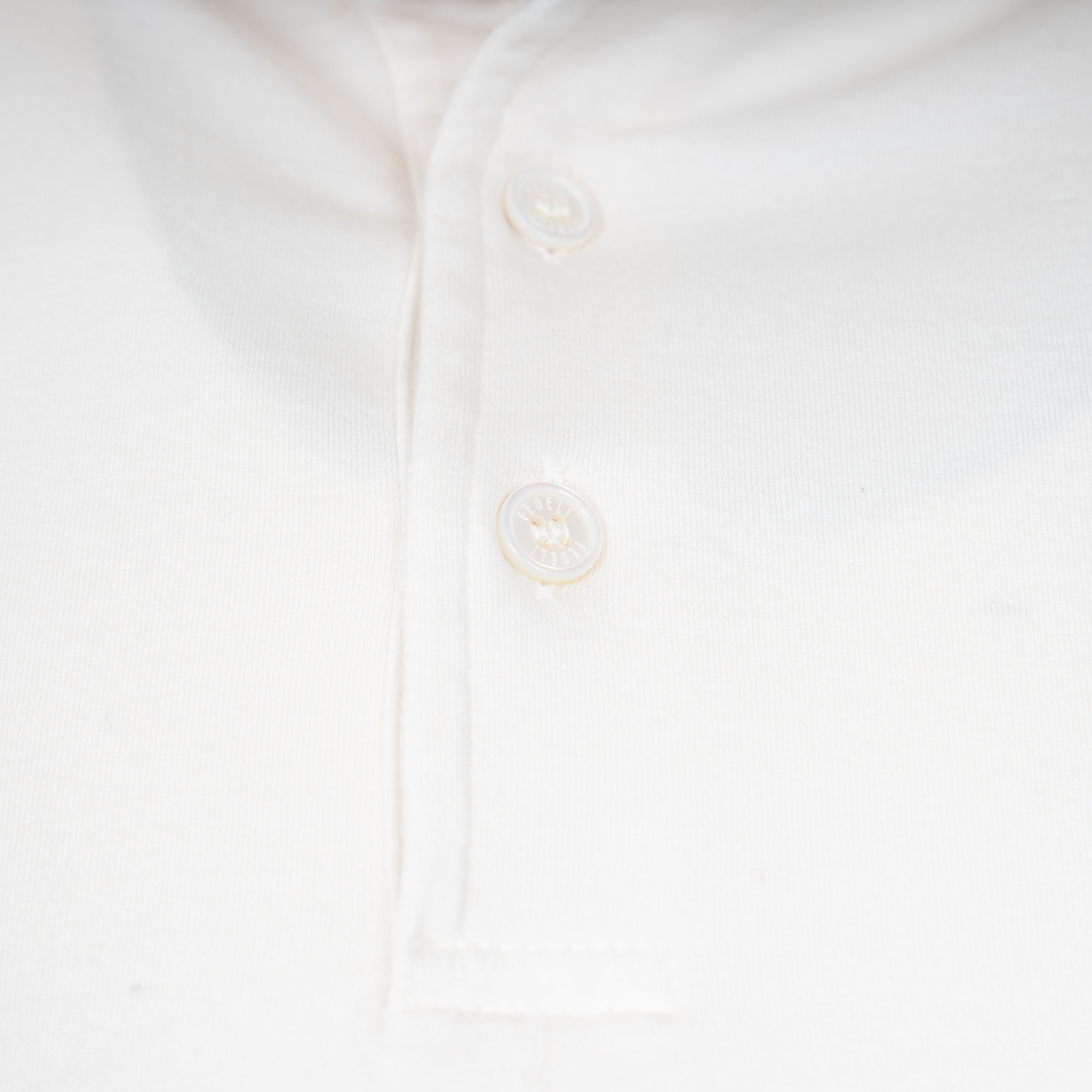 Fedeli Polo Wit | Jersey Cotton Flex