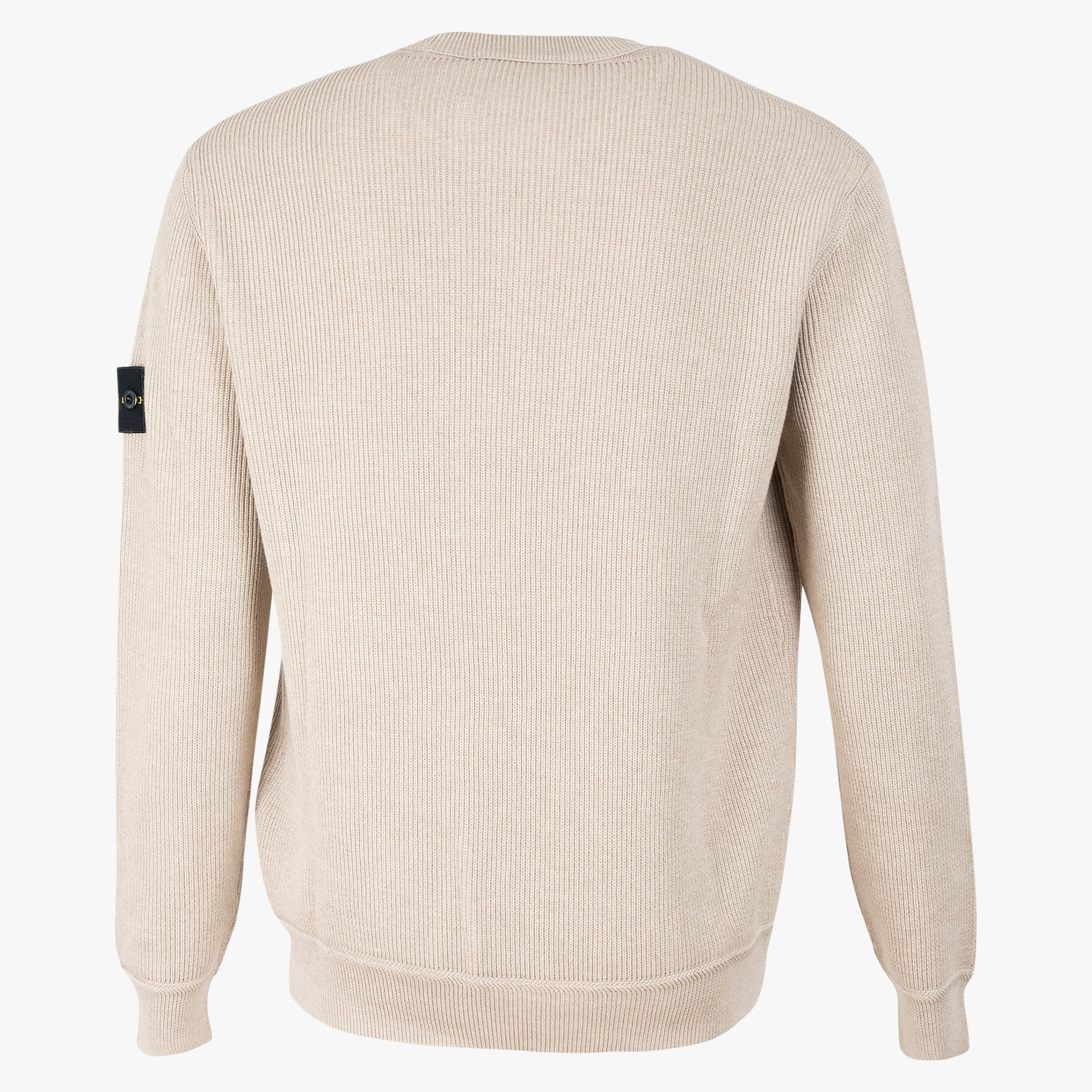 Stone Island Gebreide Trui Ronde Hals Beige | Soft Organic Cotton