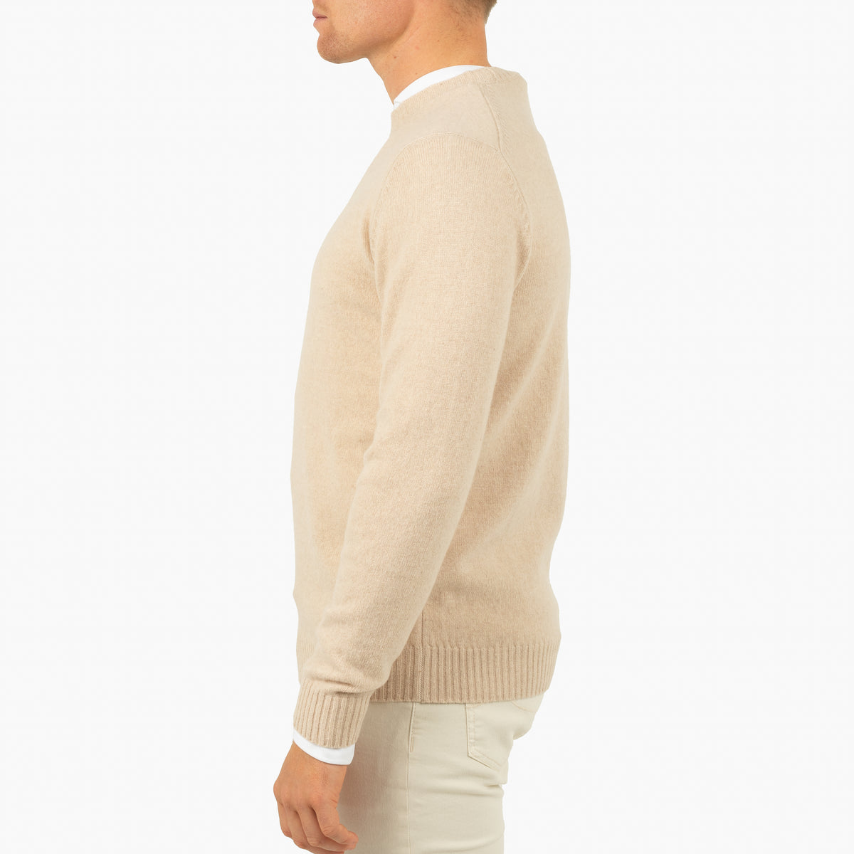 SEVEN DIALS Gebreide Trui Beige | Lusaka