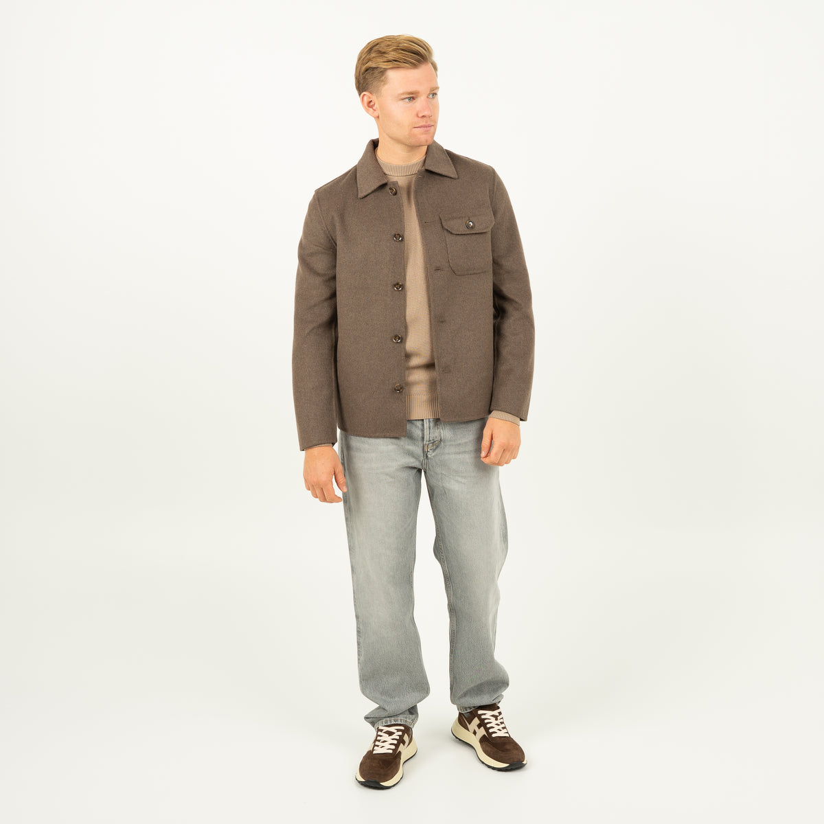SEVEN DIALS Gebreide Trui Beige | Abuja