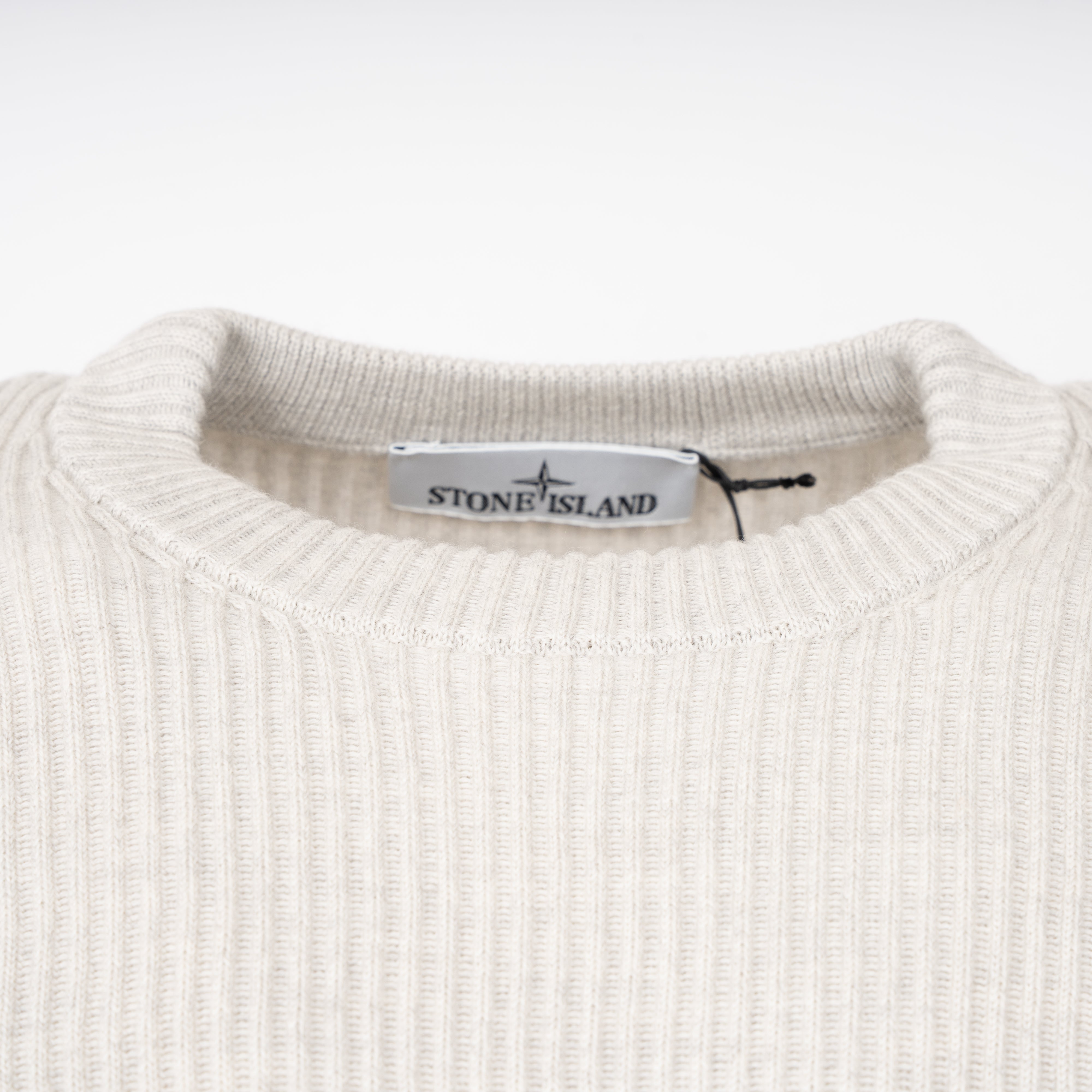 Stone Island Gebreide Trui Beige | Regular Fit RWS Wool