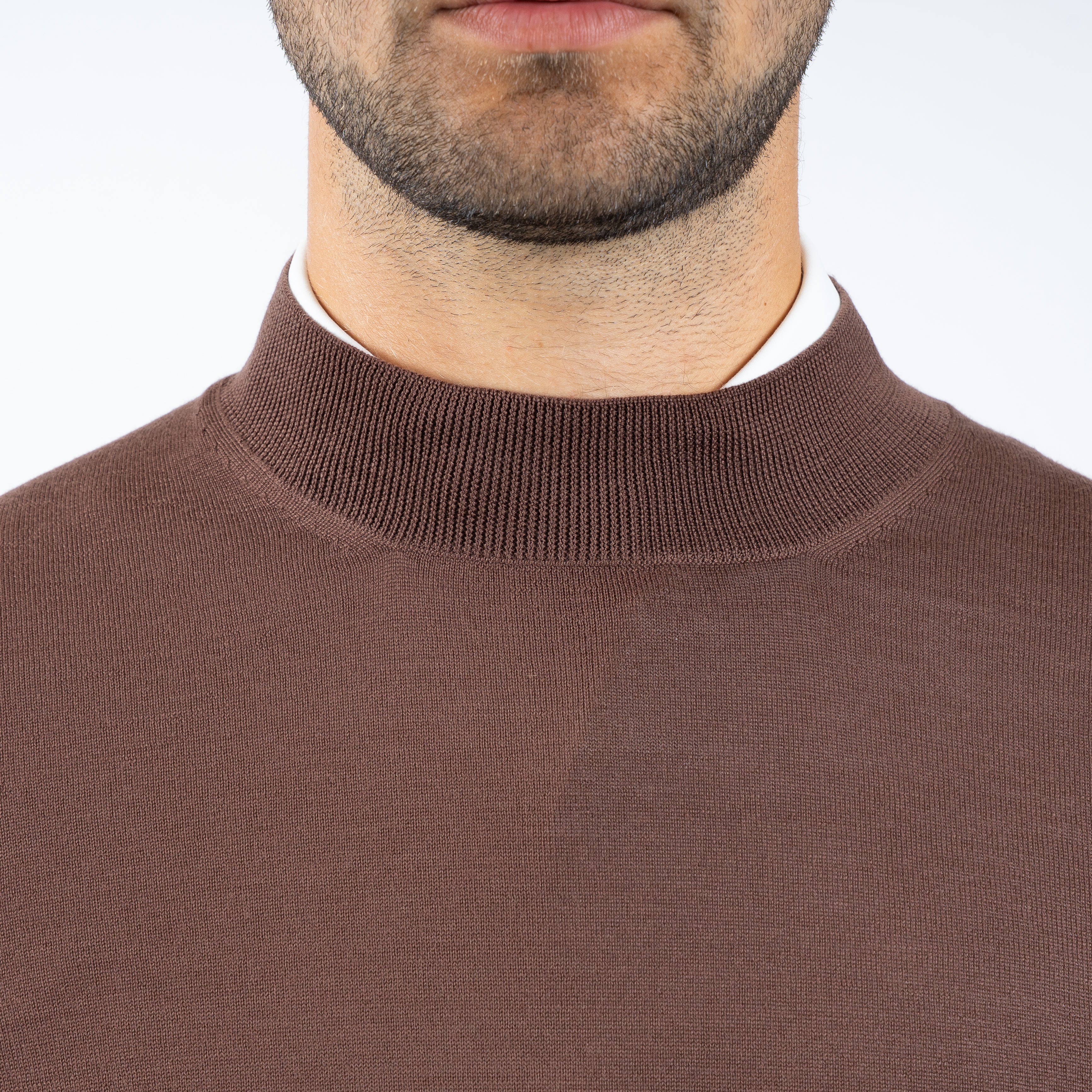 Gran Sasso Gebreide Turtleneck Trui Camel | Extrafine Merino