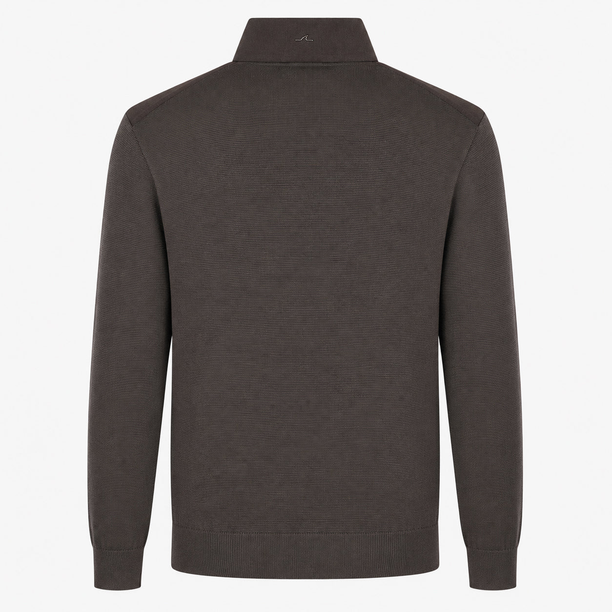 Paul & Shark Gebreide Trui met Rits Bruin | Summer Wool