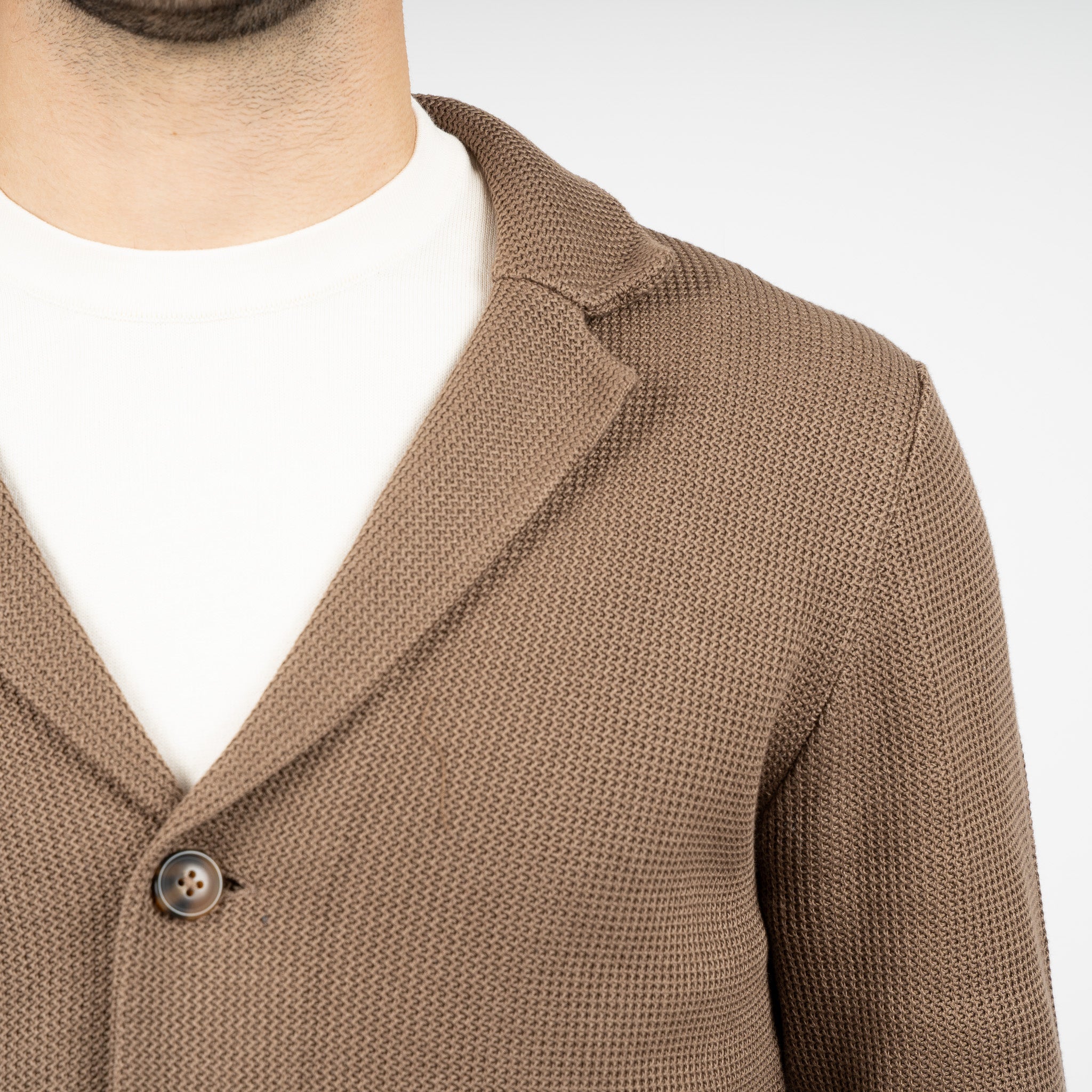 SEVEN DIALS Cardigan Middelbruin | Callum