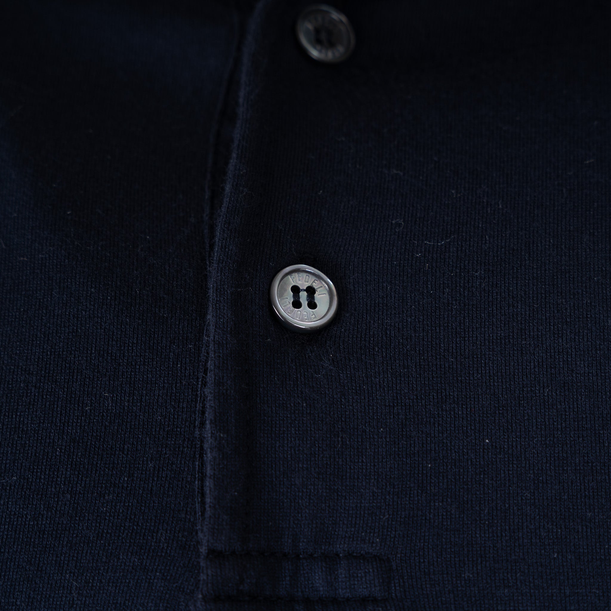 Fedeli Polo Blauw | Jersey Cotton Flex