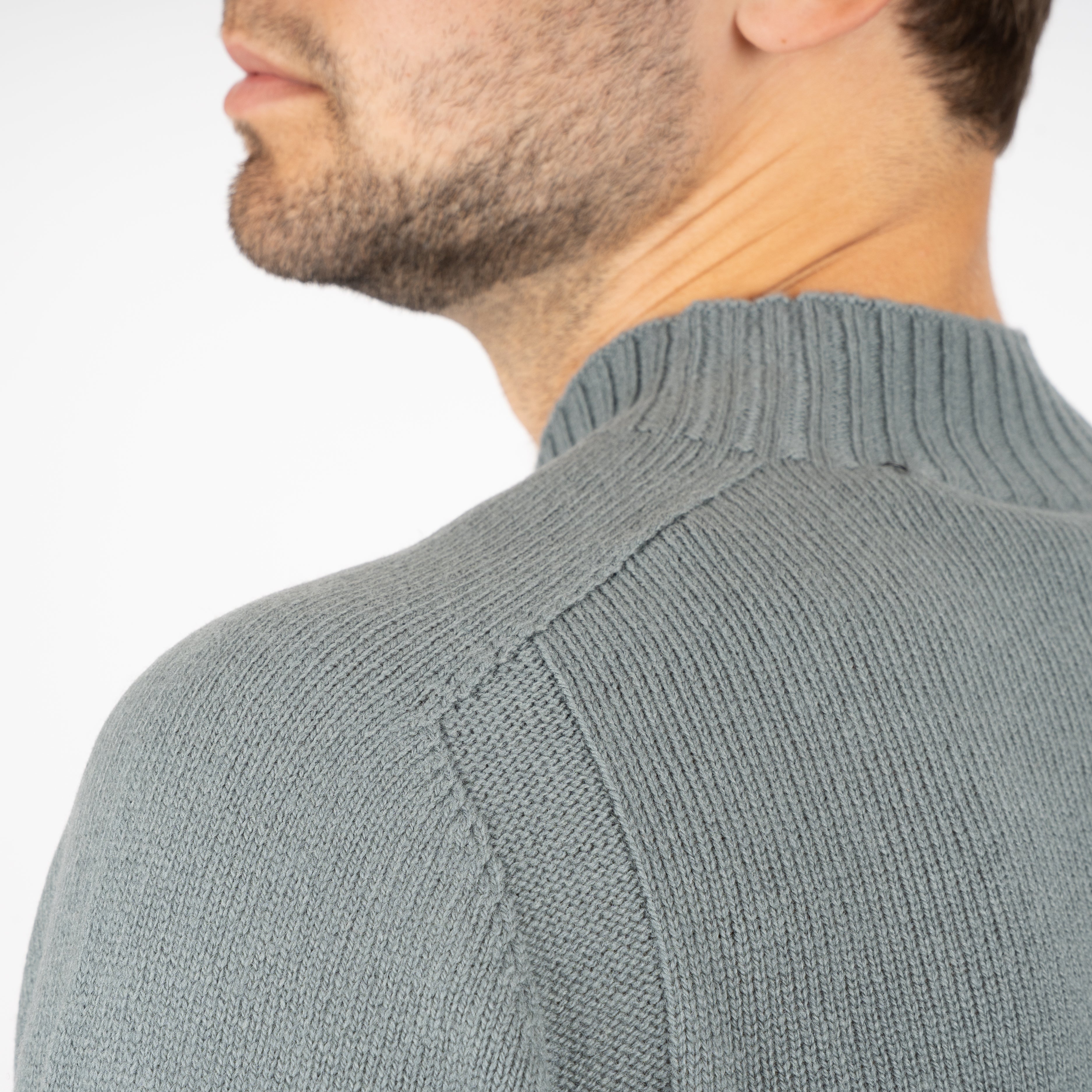 Gran Sasso Gebreide Turtleneck Trui Groen | Super Geelong
