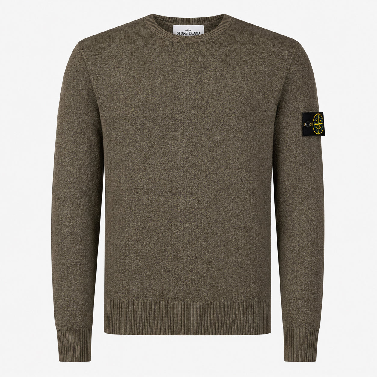 Stone Island Gebreide Trui Groen | Pure RWS Wool