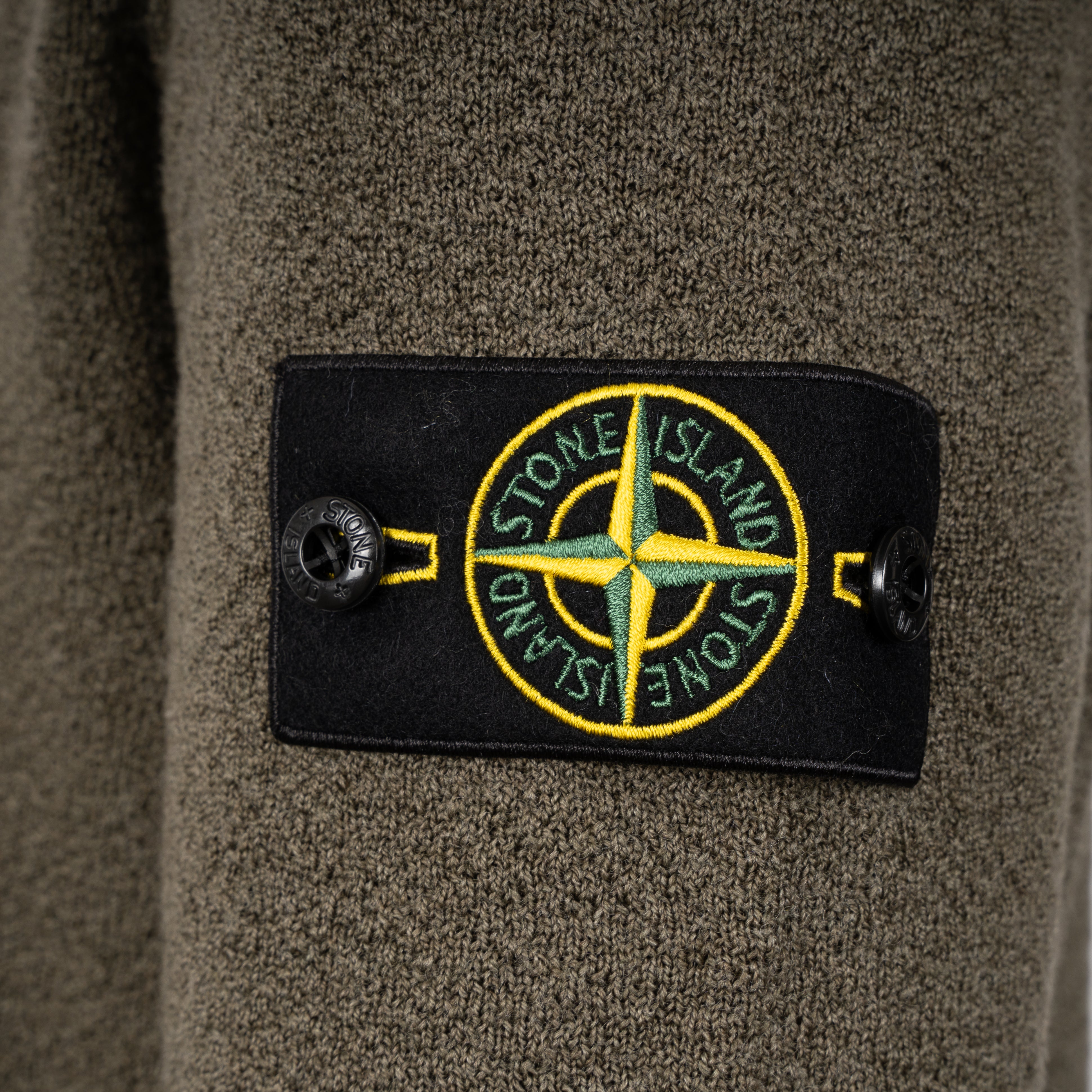 Stone Island Gebreide Trui Groen | Pure RWS Wool