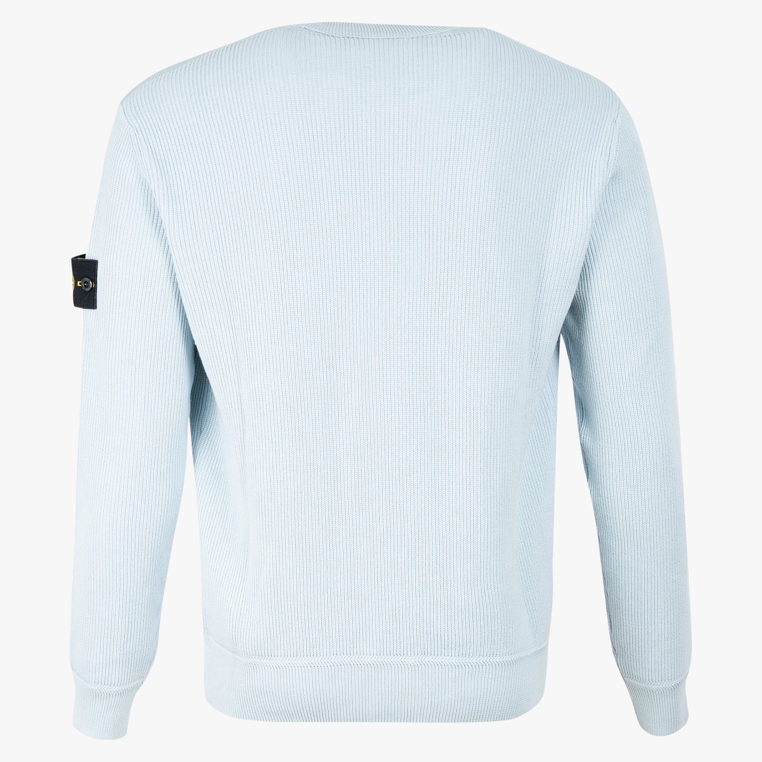 Stone Island Gebreide Trui Ronde Hals Lichtblauw | Soft Organic Cotton