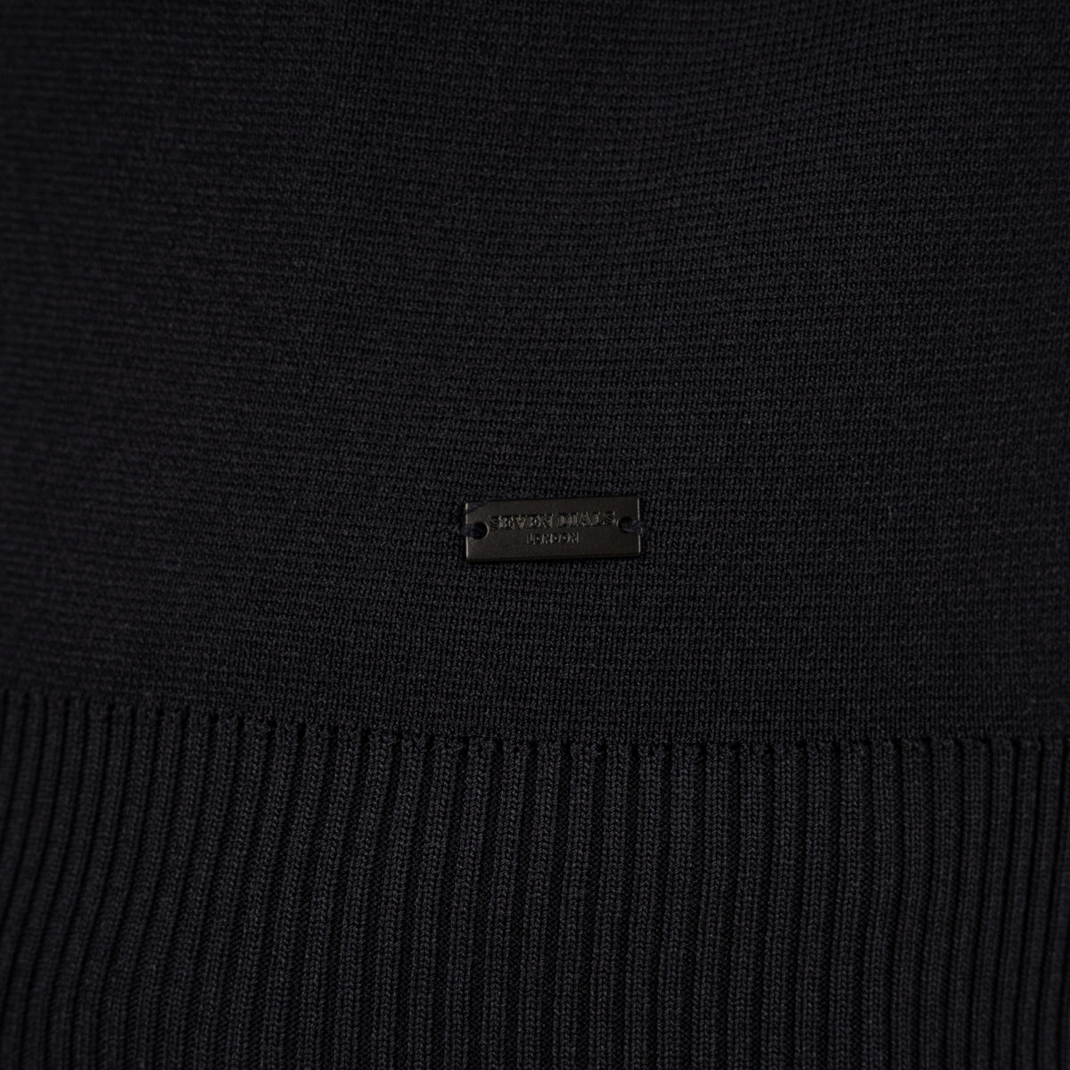 SEVEN DIALS Technische Trui met Knopenlijst Blauw | Tila