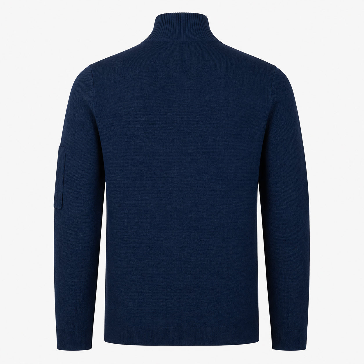 Genti Technische Trui met Rits Blauw | Cool Dry