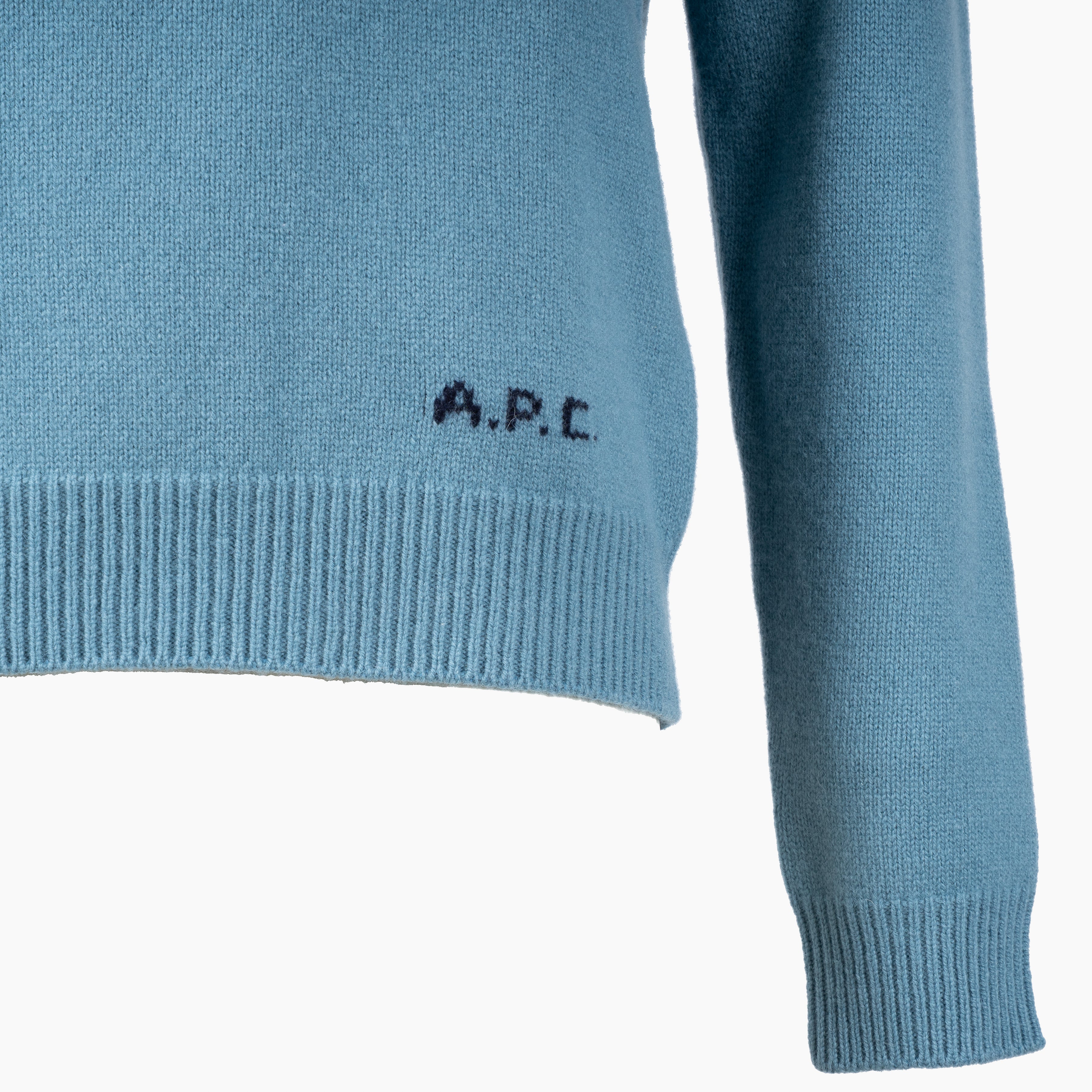 A.P.C. Gebreide Trui Lichtblauw | Edmond