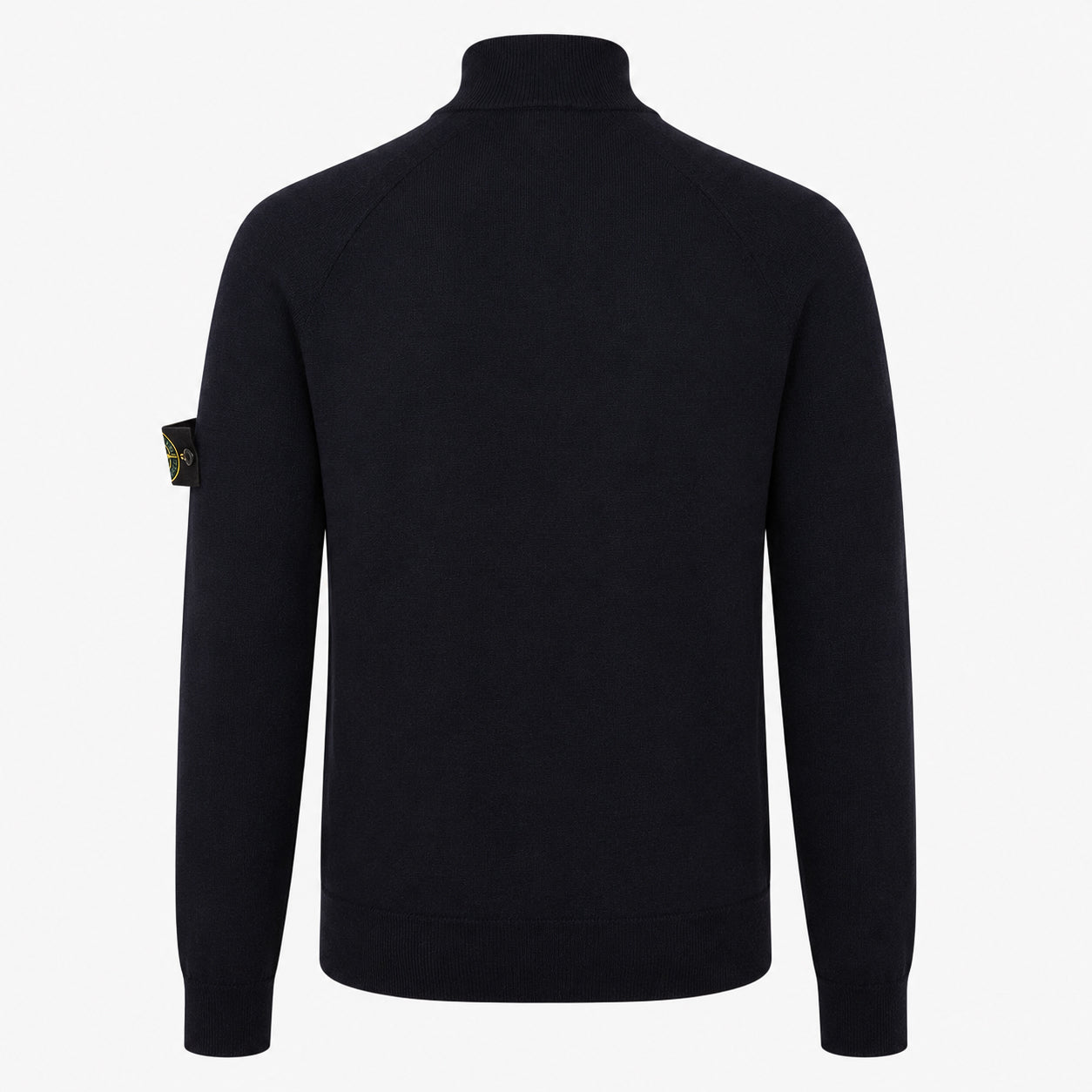 Stone Island Gebreide Trui met Rits Blauw | Stretch RWS Wool