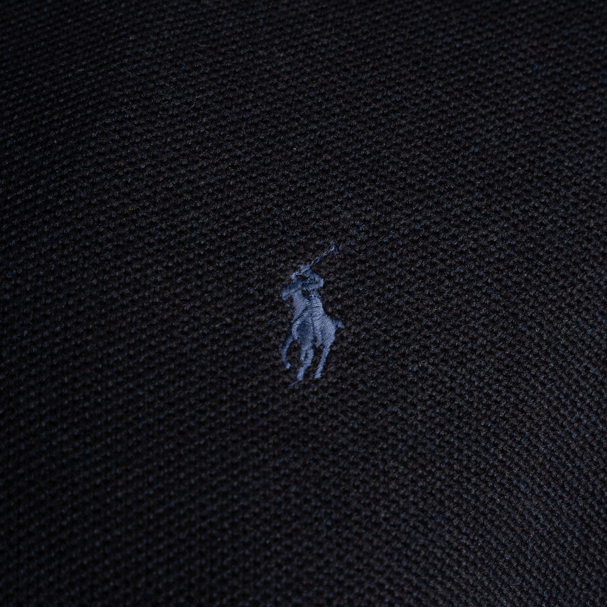 Ralph Lauren Gebreide Trui met Rits Blauw | Mesh-Knit Cotton