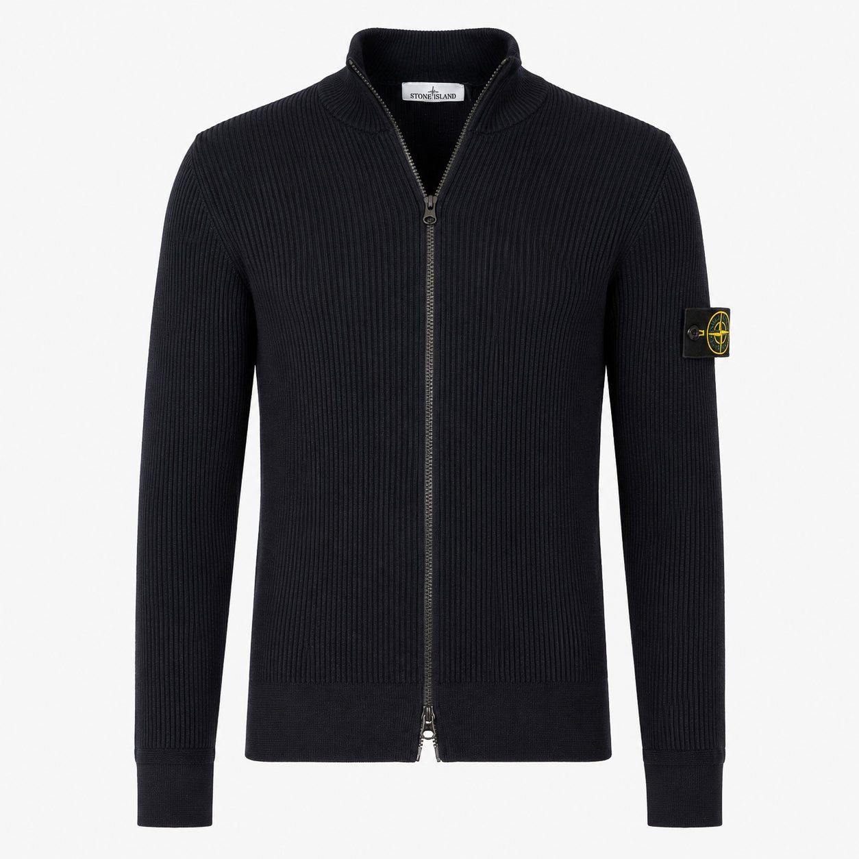 Stone Island Gebreid Vest Blauw | Loose Fit RWS Wool