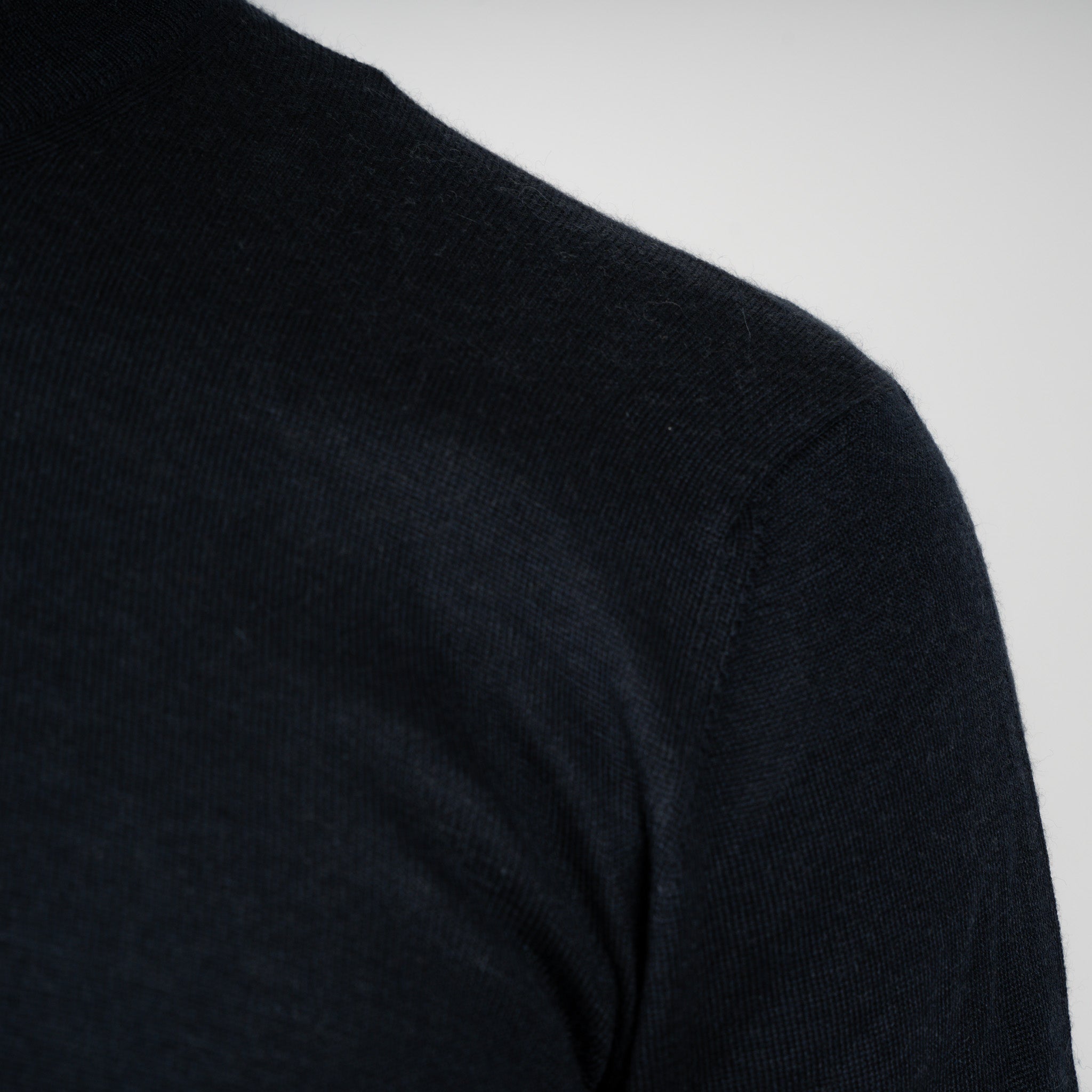 Gran Sasso Gebreide Trui Ronde Hals Blauw | Cashmere-Lana-Seta