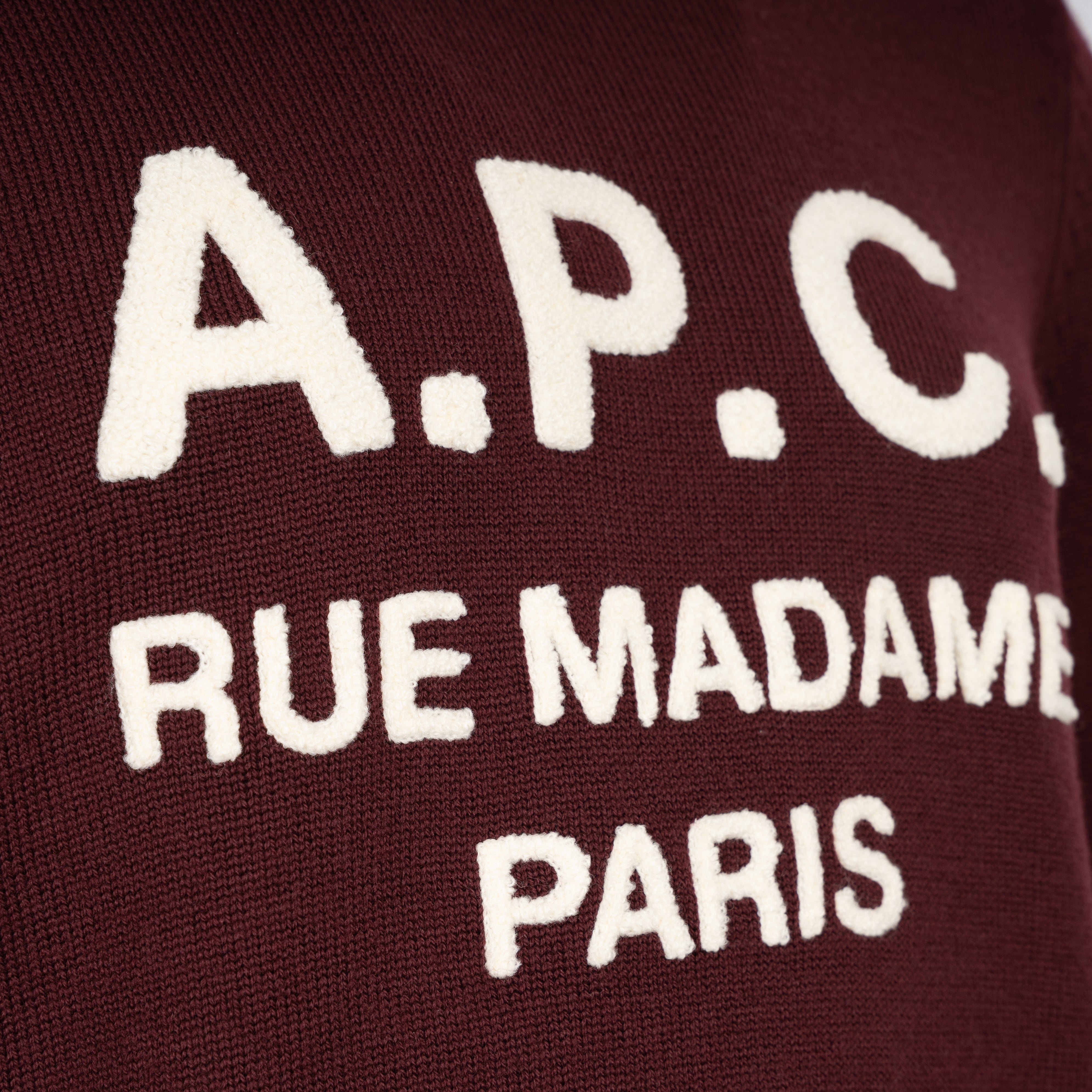 A.P.C. Gebreide Trui Bordeaux | Pull Maurice