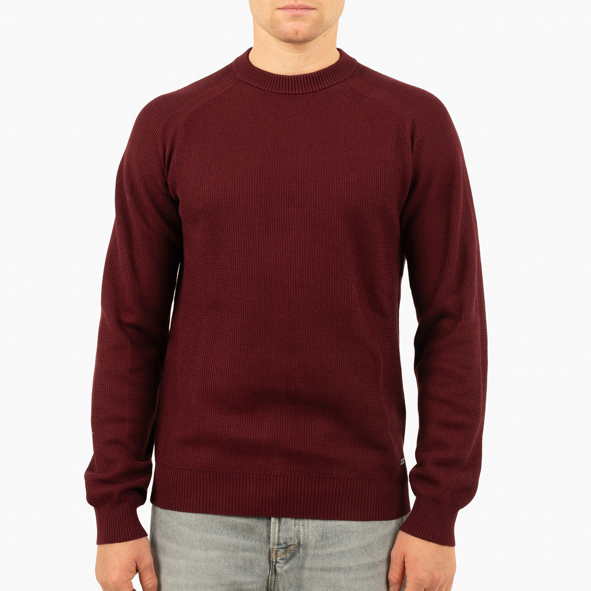 SEVEN DIALS Gebreide Trui Bordeaux Rood | Abuja