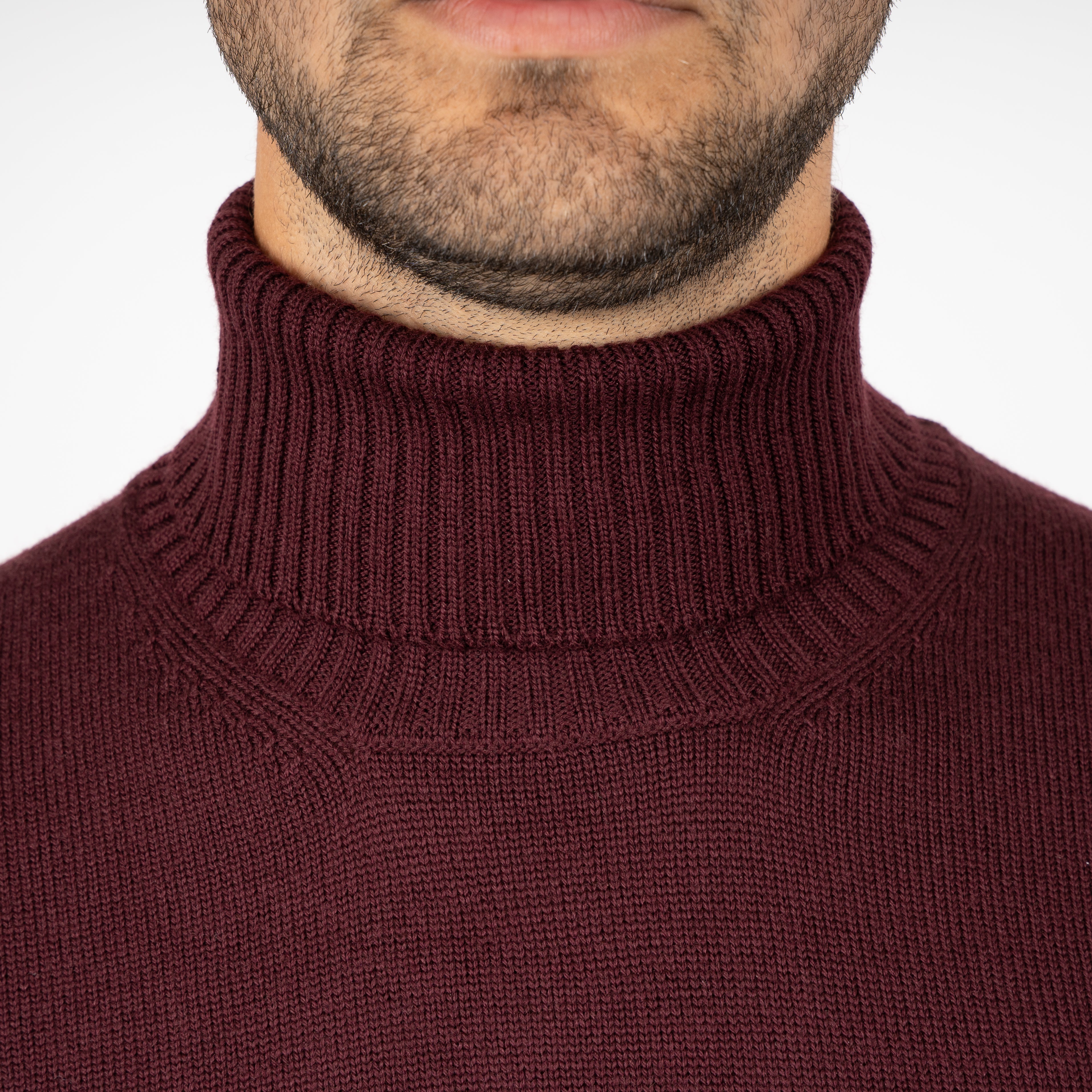 Gran Sasso Coltrui Bordeaux Rood | Extrafine Merino
