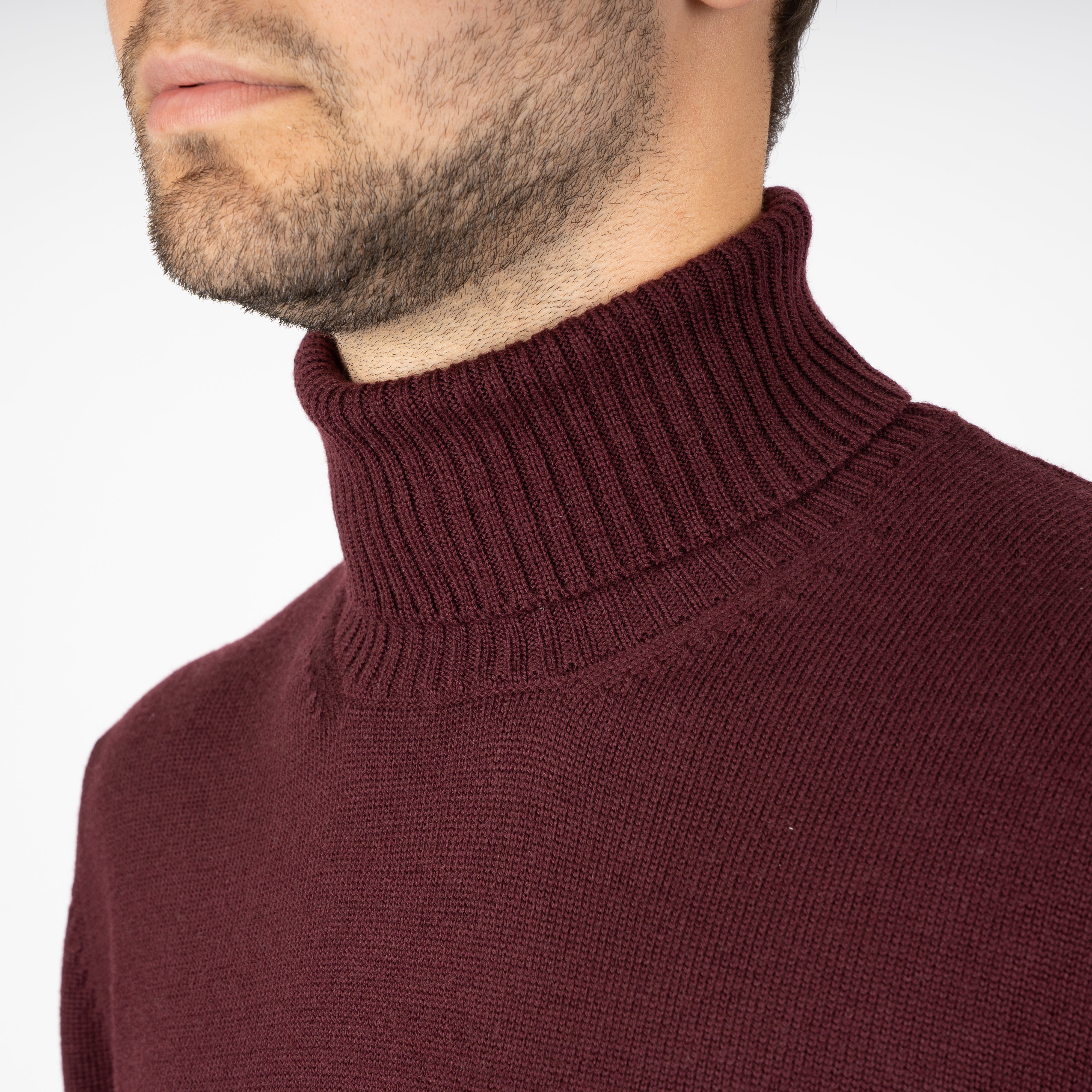 Gran Sasso Coltrui Bordeaux Rood | Extrafine Merino