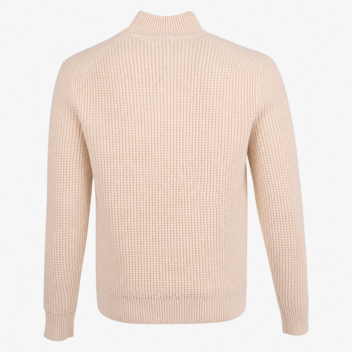 Ralph Lauren Gebreide Trui met Rits Crème | Waffle Knit