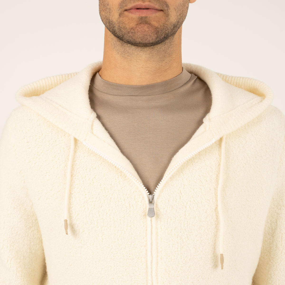 Gran Sasso Vest Crème | Teddy