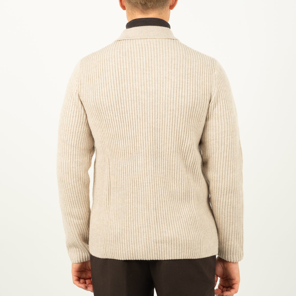 SEVEN DIALS Gebreid Vest met Knopen Beige | Boston