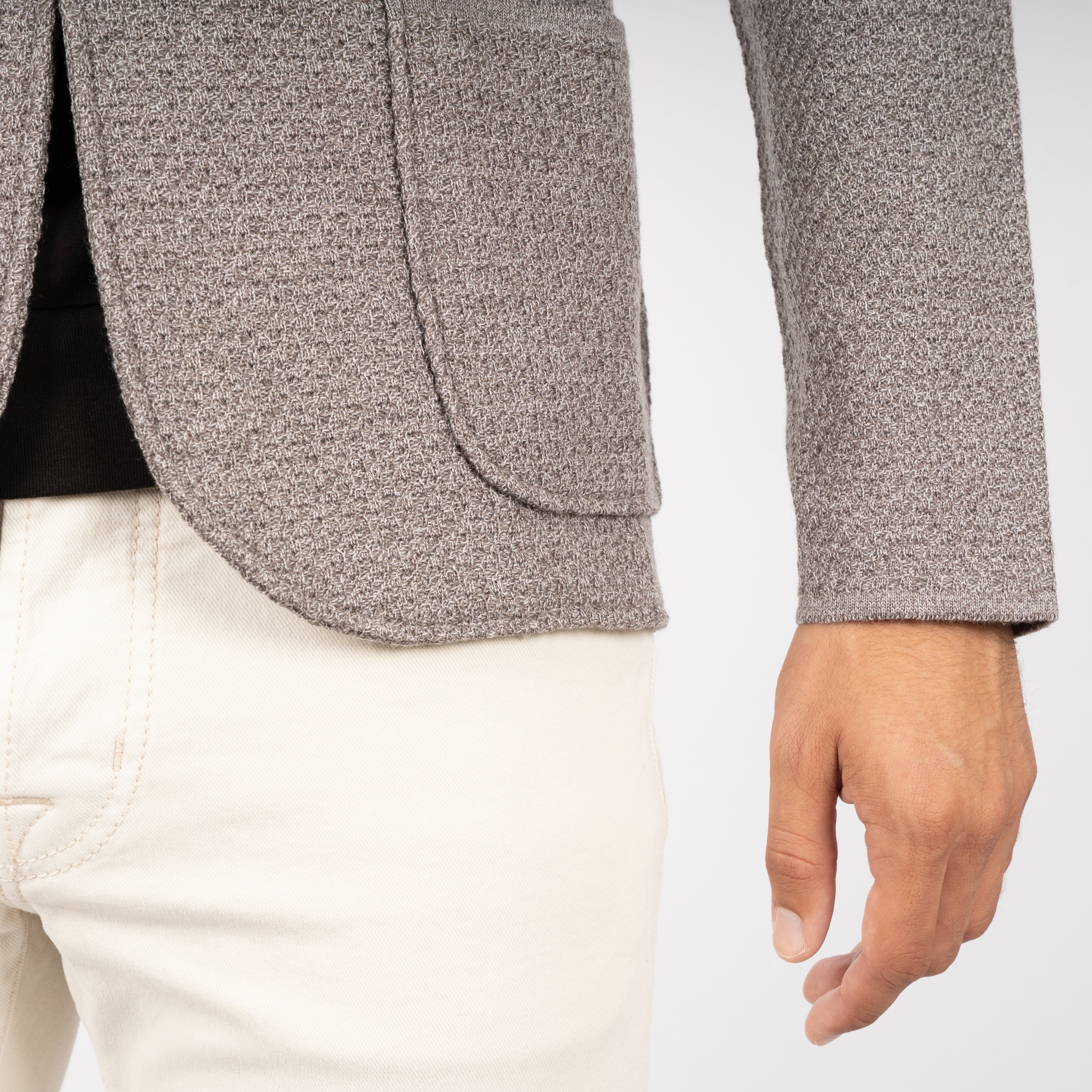 Maurizio Baldassari Gebreid Colbert Beige | San Marco Swacket