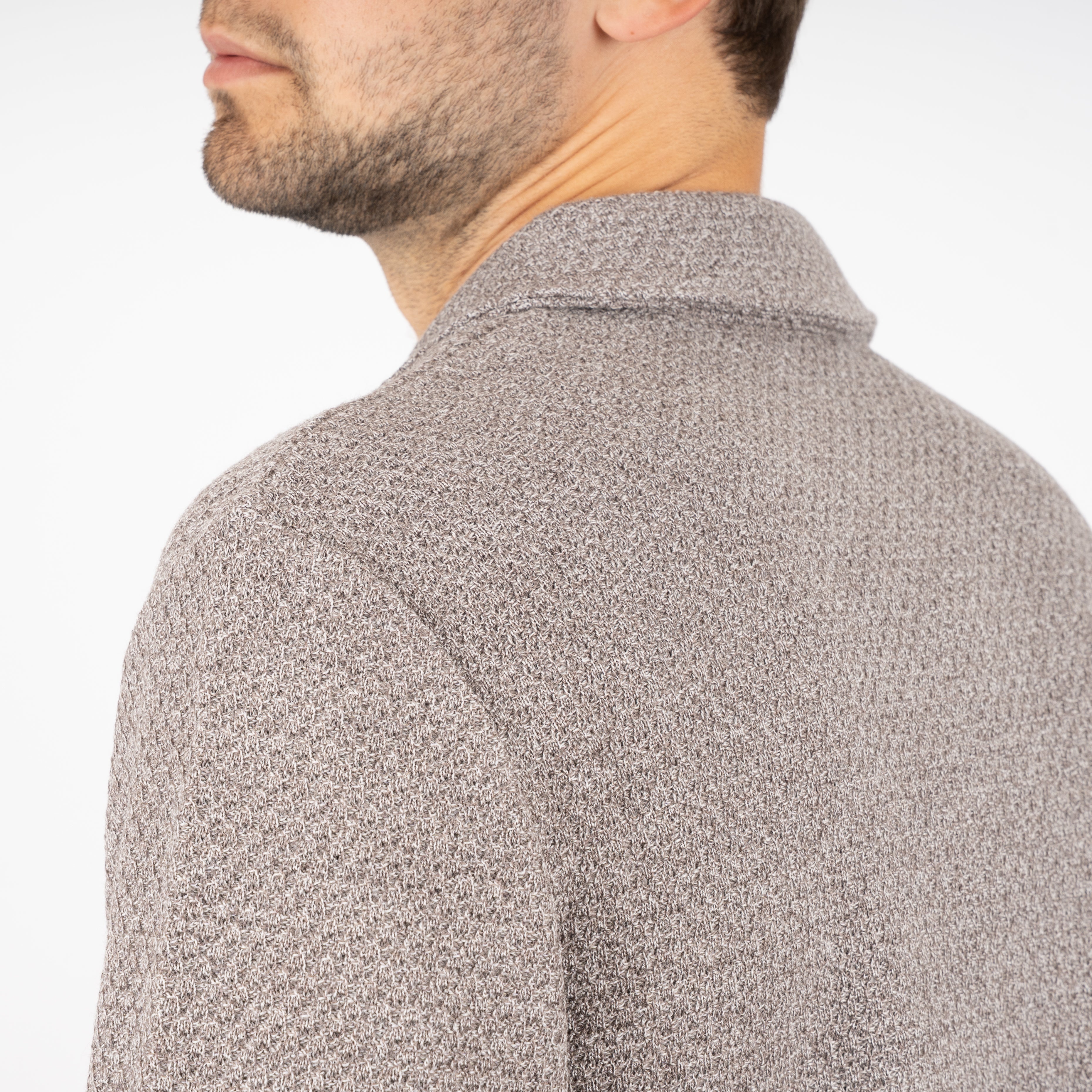 Maurizio Baldassari Gebreid Colbert Beige | San Marco Swacket