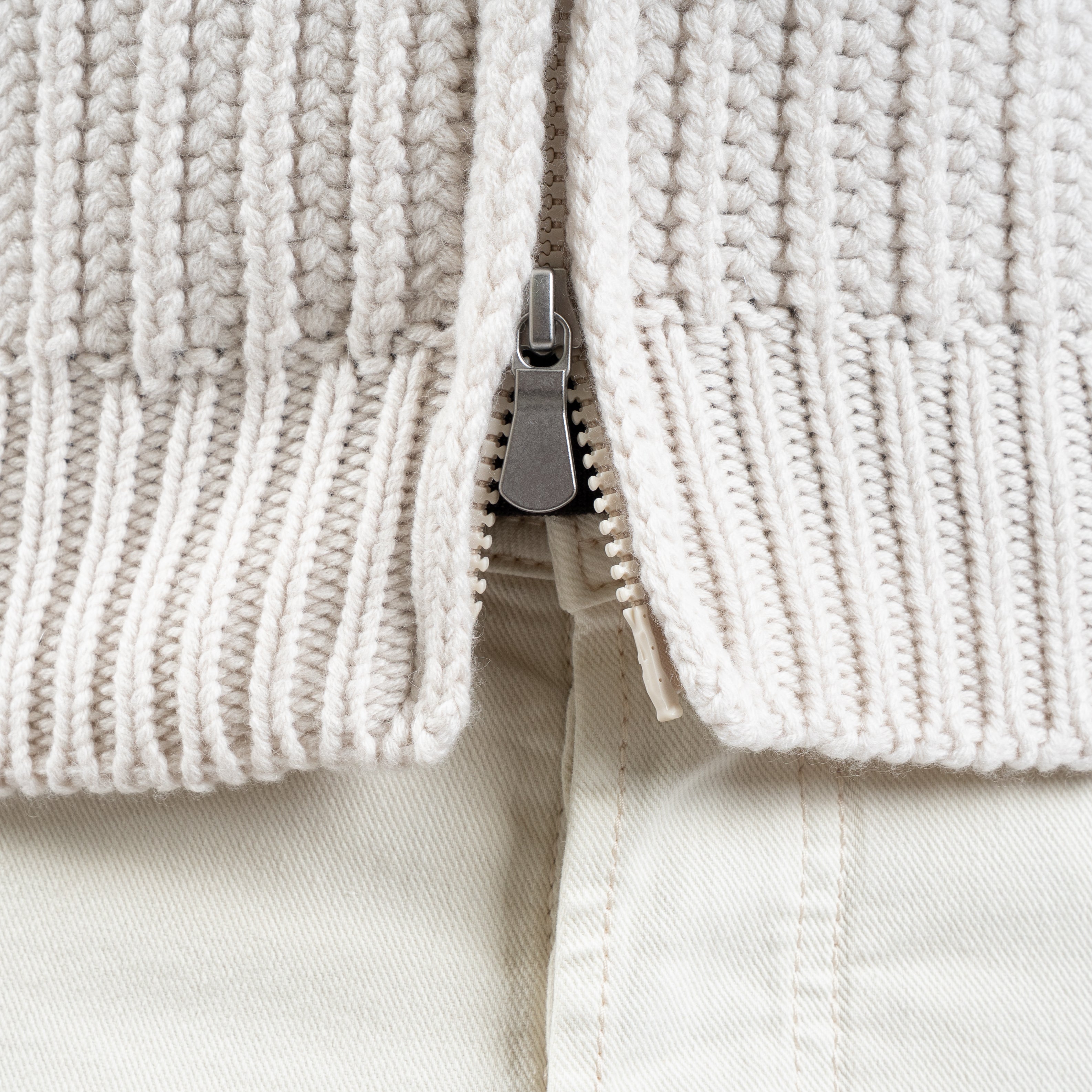 Gran Sasso Vest Off-White | Cashmere Lana
