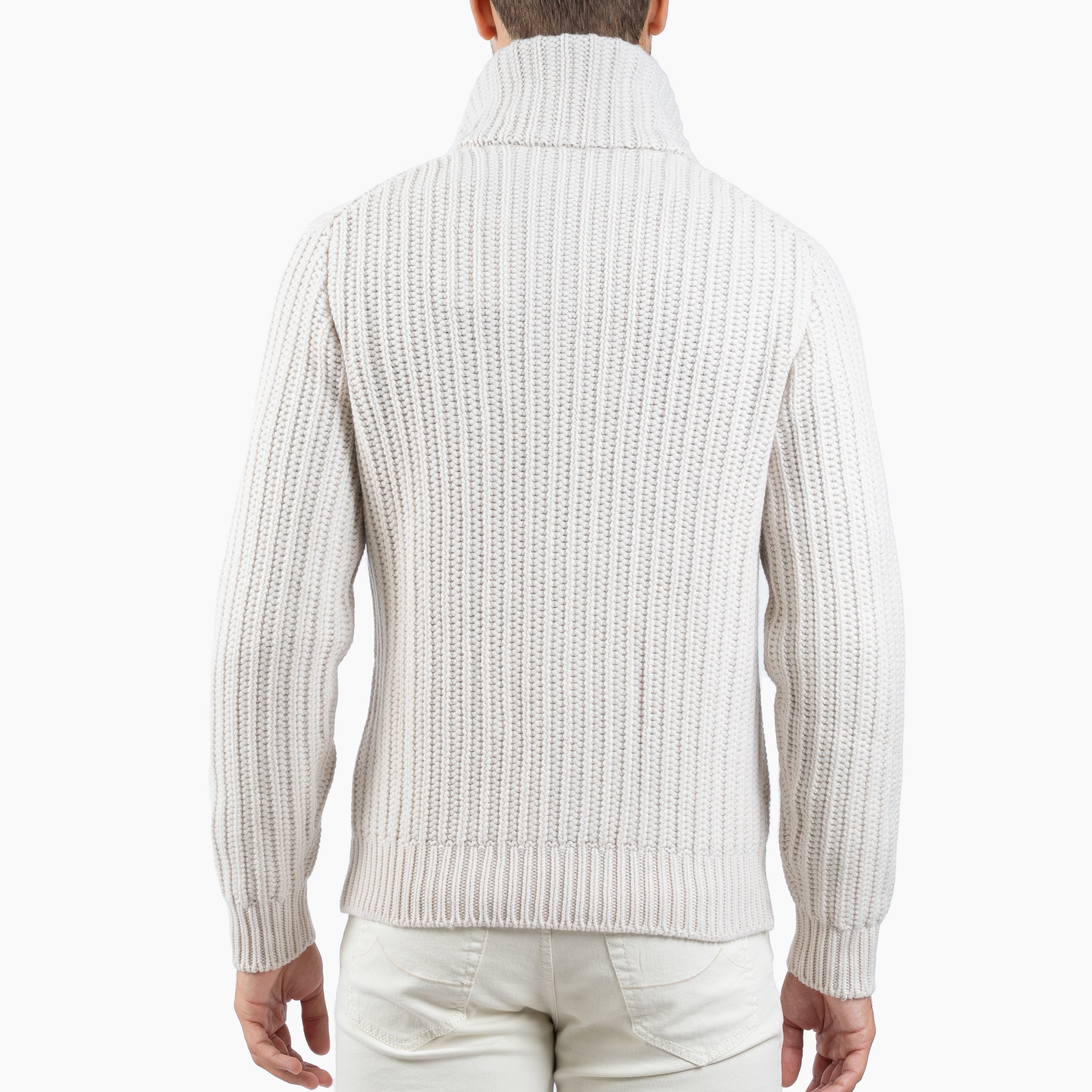 Gran Sasso Vest Off-White | Cashmere Lana