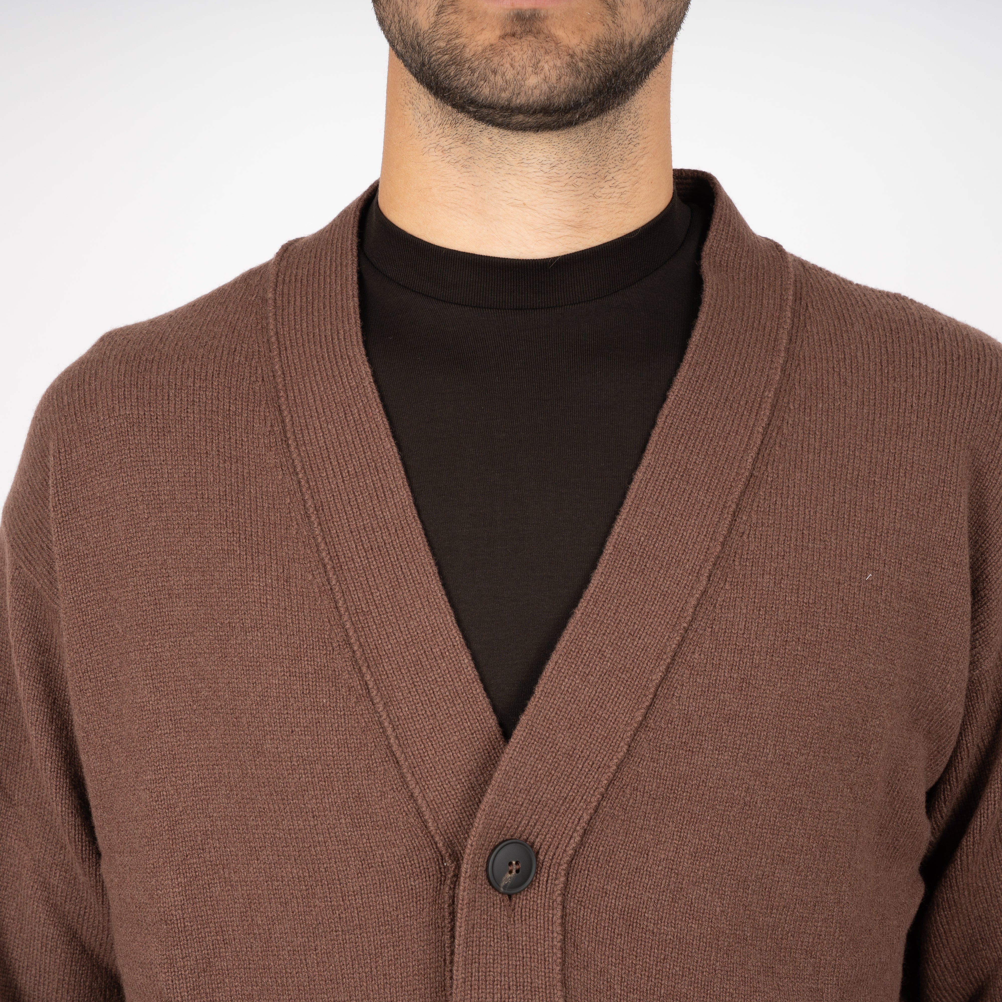Gran Sasso Cardigan Camel | Super Geelong