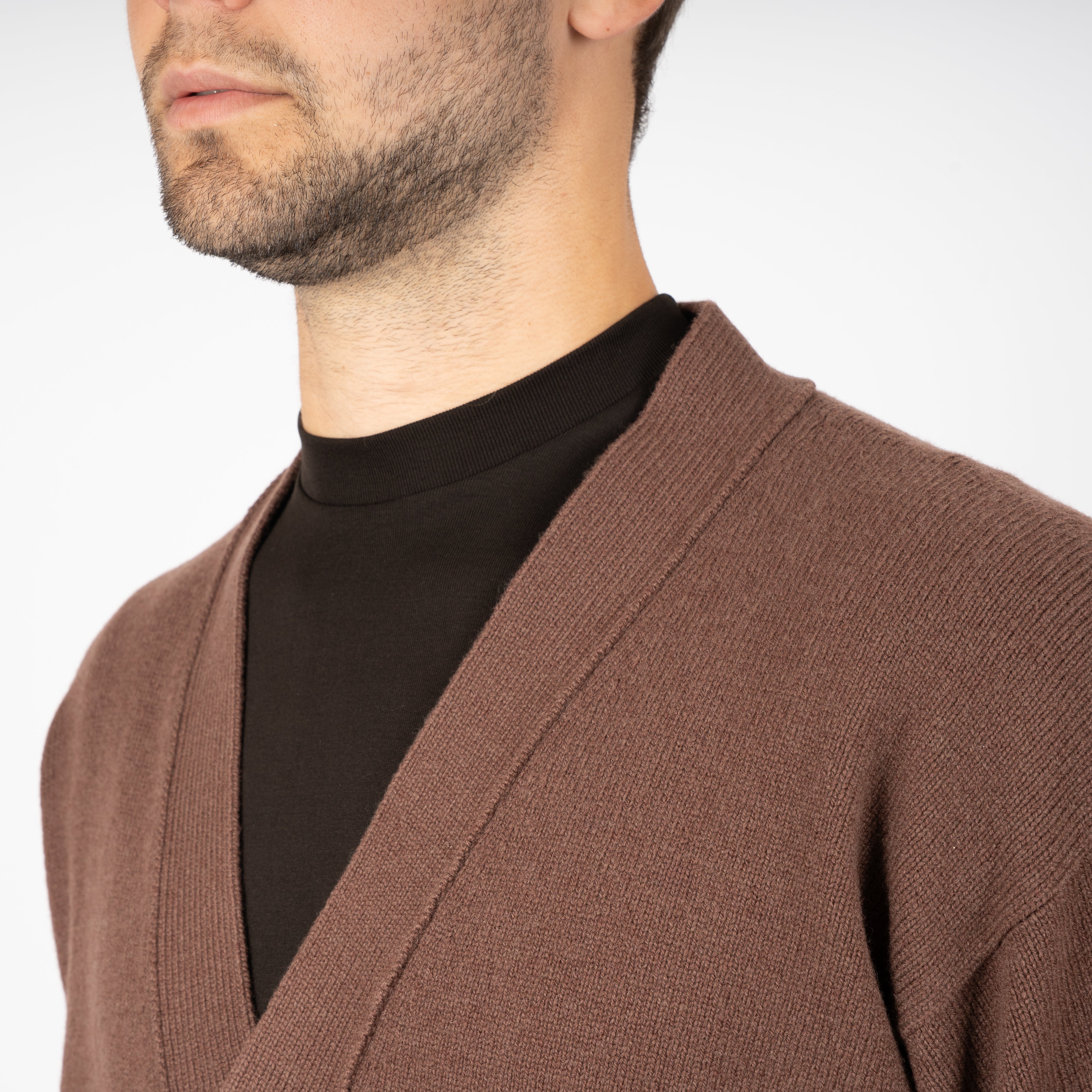 Gran Sasso Cardigan Camel | Super Geelong