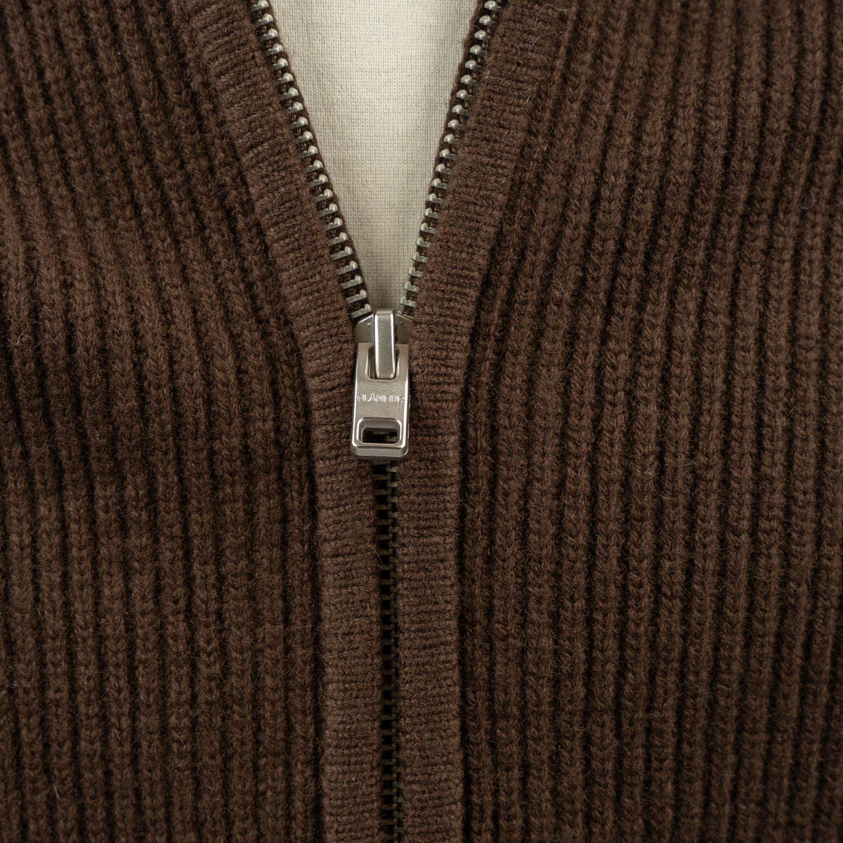 Flaneur Gebreid Vest Bruin | Badge Knit