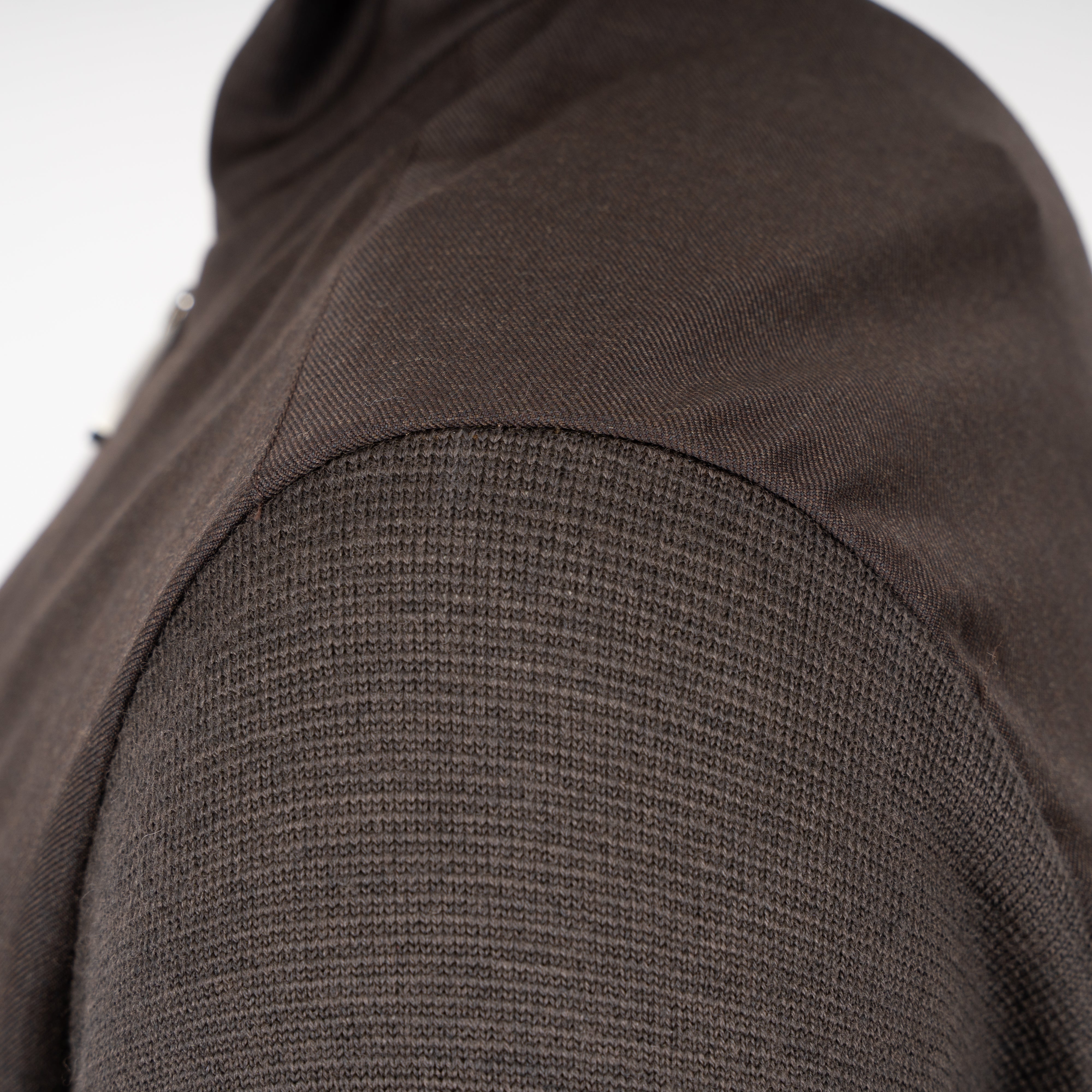 Paul & Shark Hybride Vest Bruin | Loro Piana Rain System®