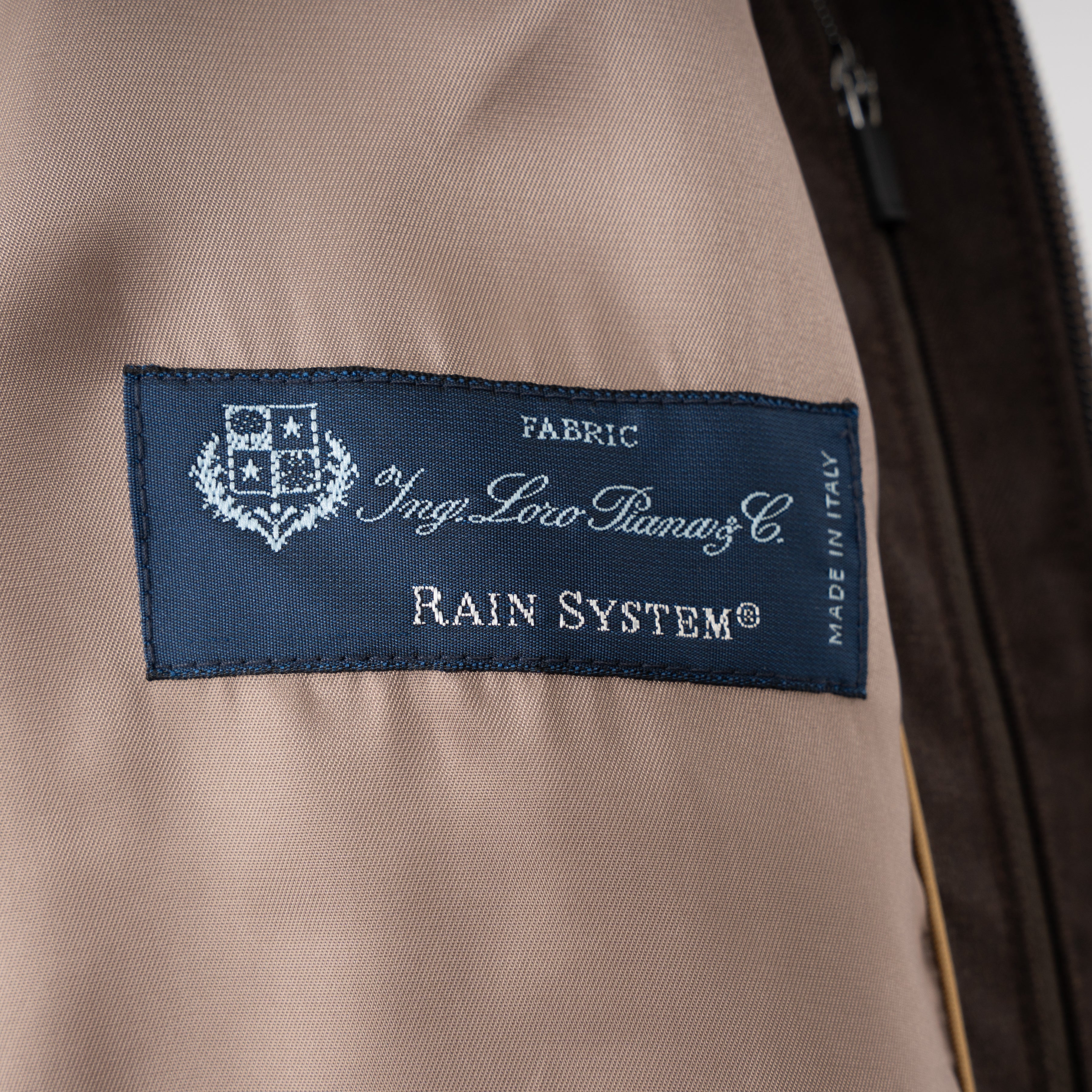 Paul & Shark Hybride Vest Bruin | Loro Piana Rain System®