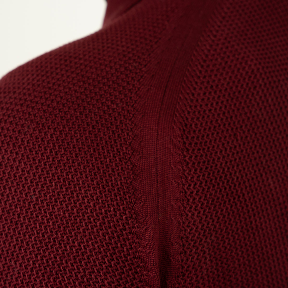 SEVEN DIALS Gebreid Vest met Rits Bordeaux Rood | Accra