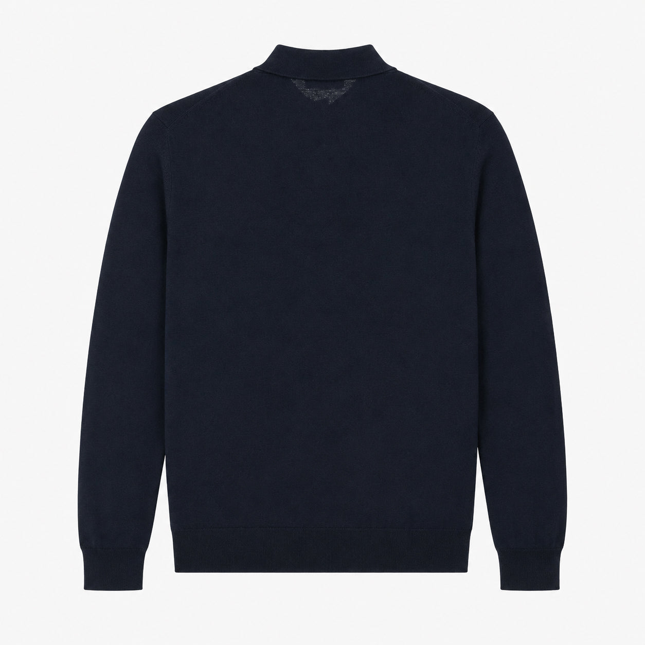 Slowear Gebreide Polo Lange Mouw Blauw | Flexwool