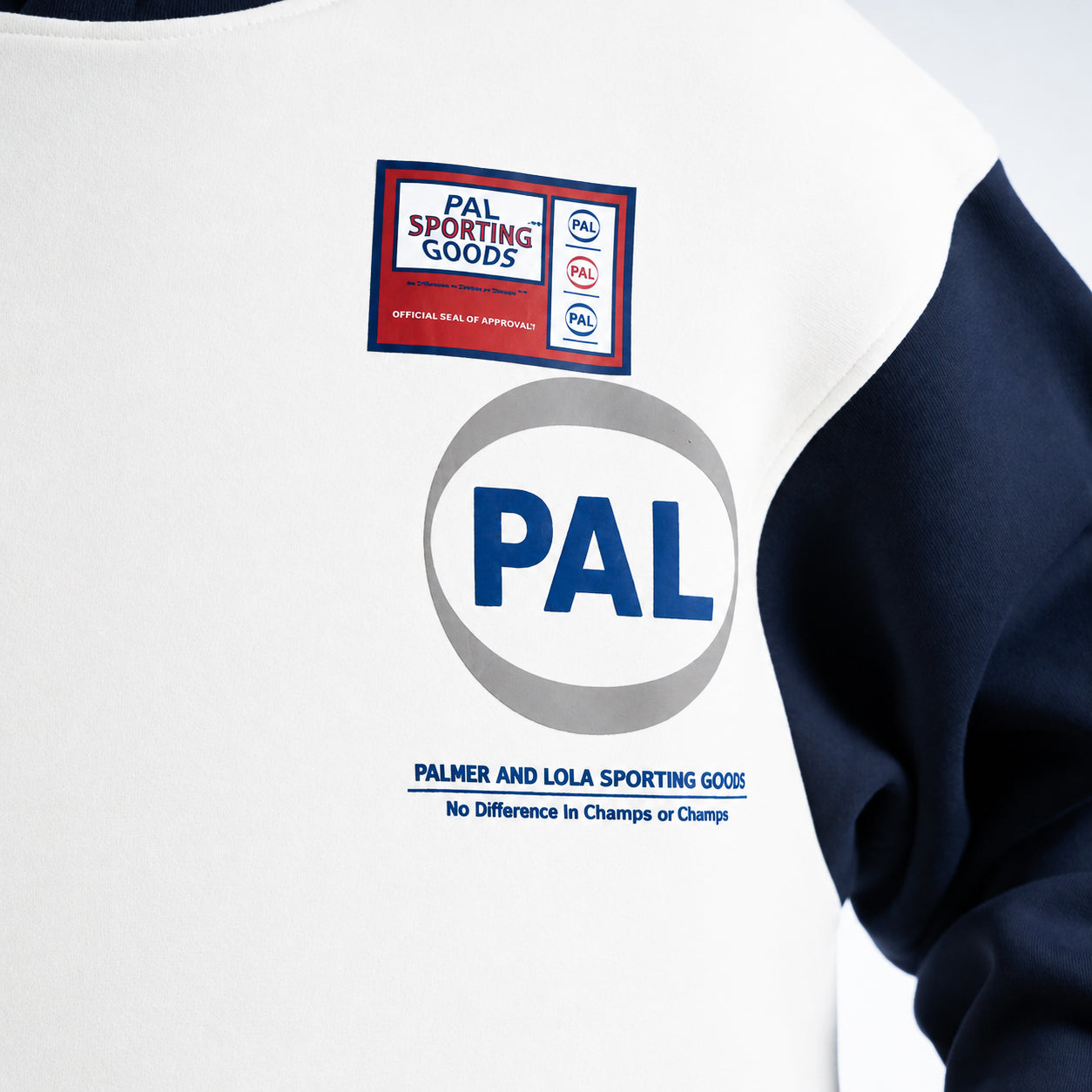 Pal Sporting Goods Hoodie Blauw/Crème | Pre Game
