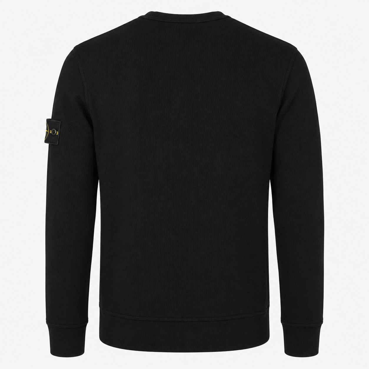 Stone Island Sweater Zwart | Organic Cotton Interlock