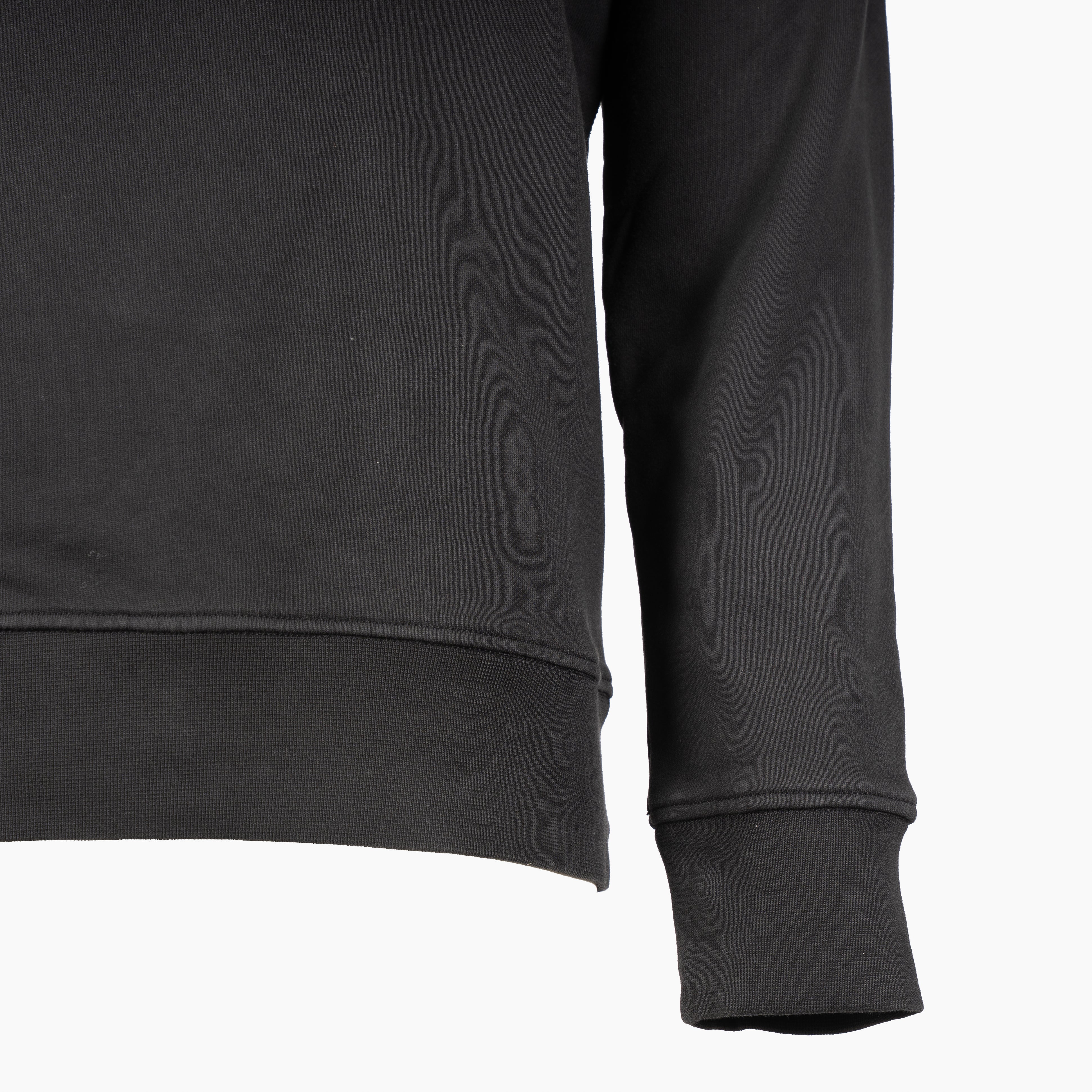 Stone Island Sweater Zwart | Organic Cotton Fleece