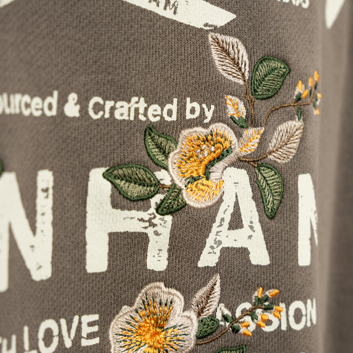 Denham Sweater met Backprint Grijs | Blossom