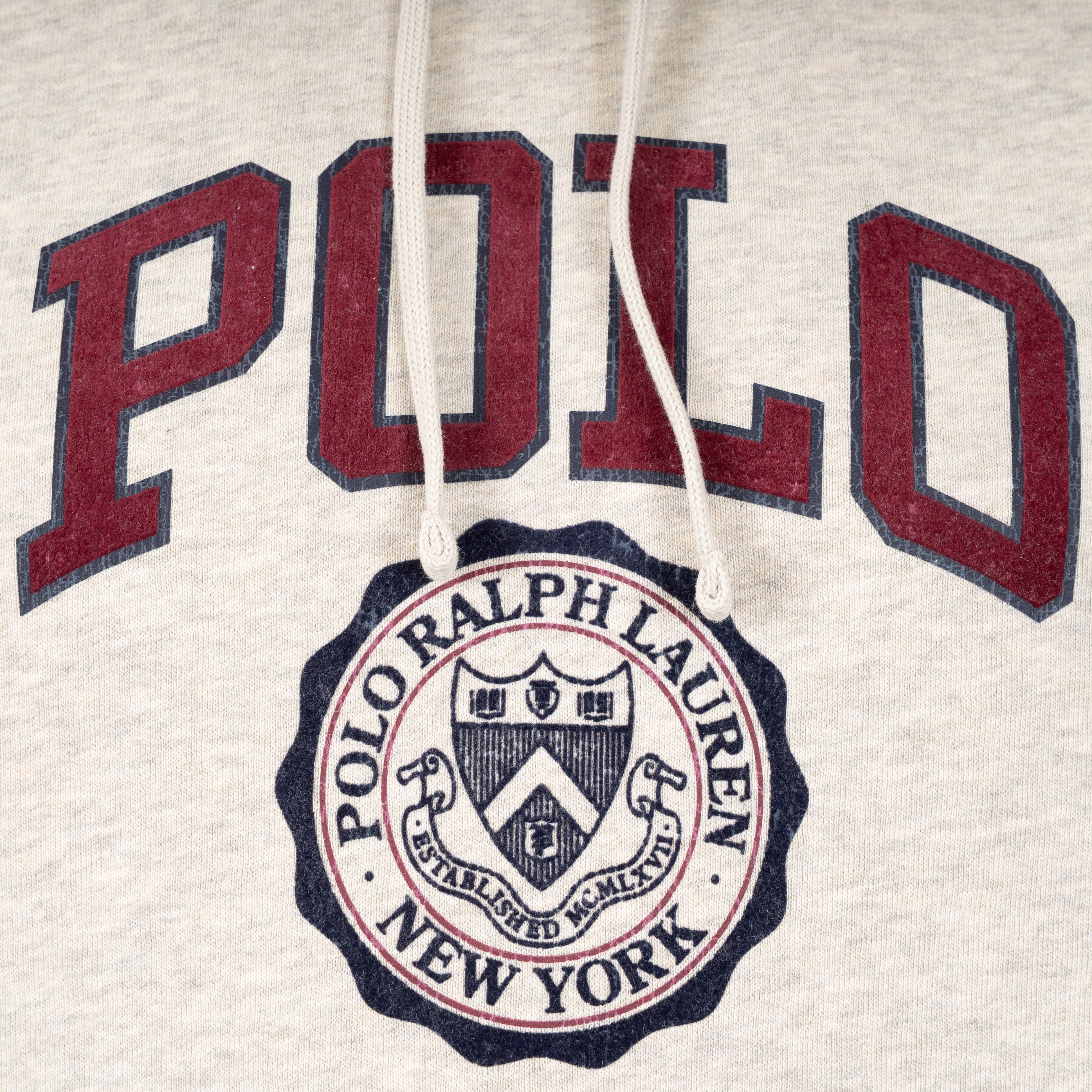 Ralph Lauren Hoodie Lichtgrijs | Logo Fleece