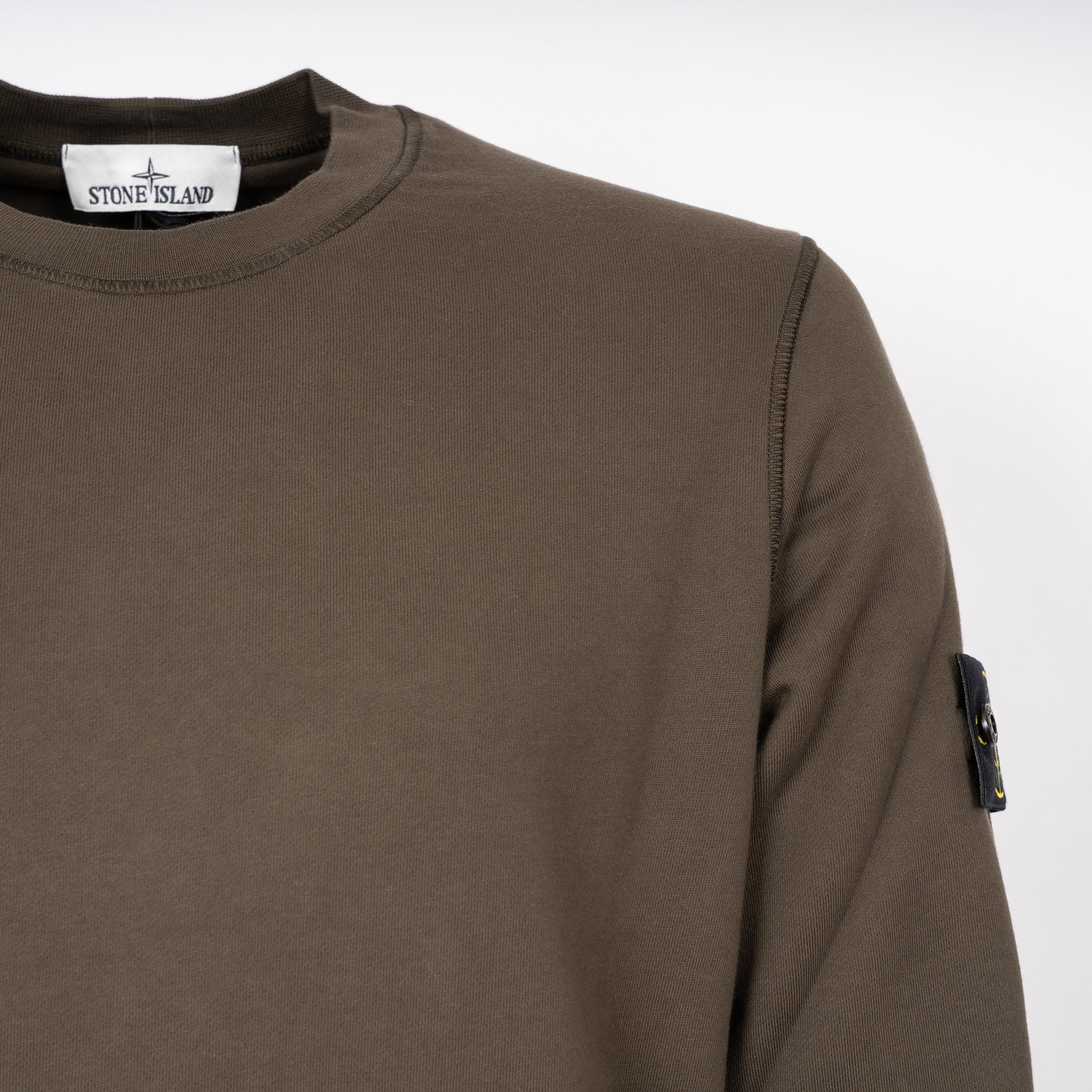 Stone Island Sweater Groen | Organic Cotton Fleece