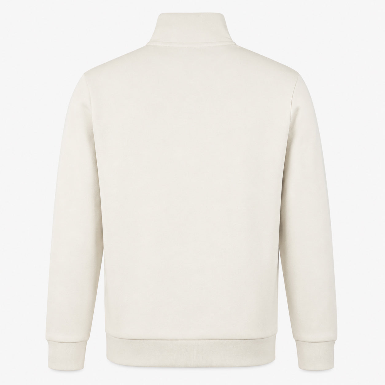 Ralph Lauren Sweater met Rits Off-White | Double-Knit