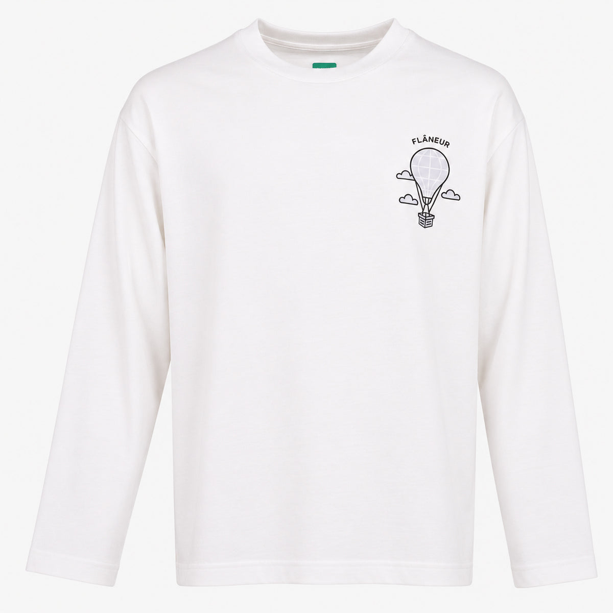 Flaneur Longsleeve Wit | Balloon