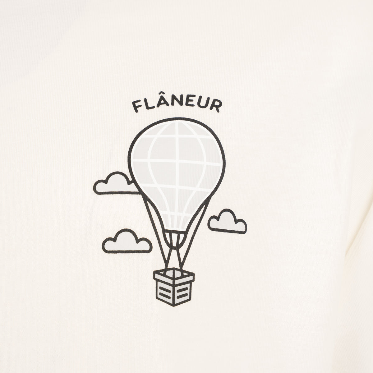 Flaneur Longsleeve Wit | Balloon
