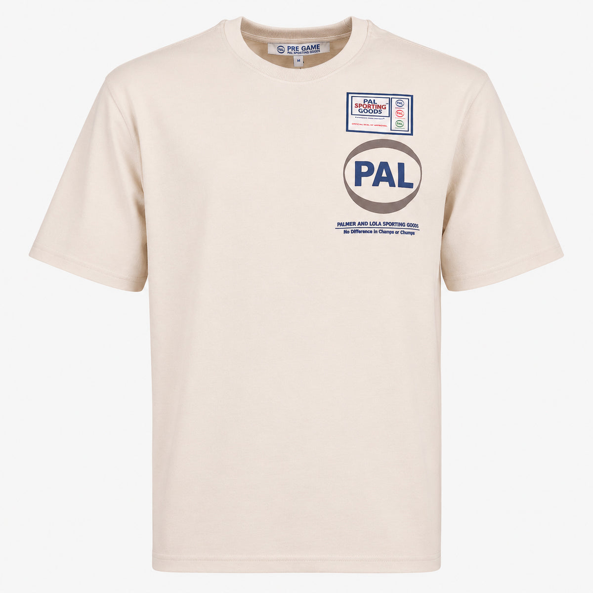Pal Sporting Goods T-Shirt Backprint Crème | Pre Game
