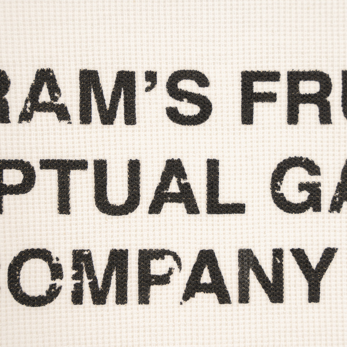 Bram's Fruit Longsleeve Wit | Stamp Waffle